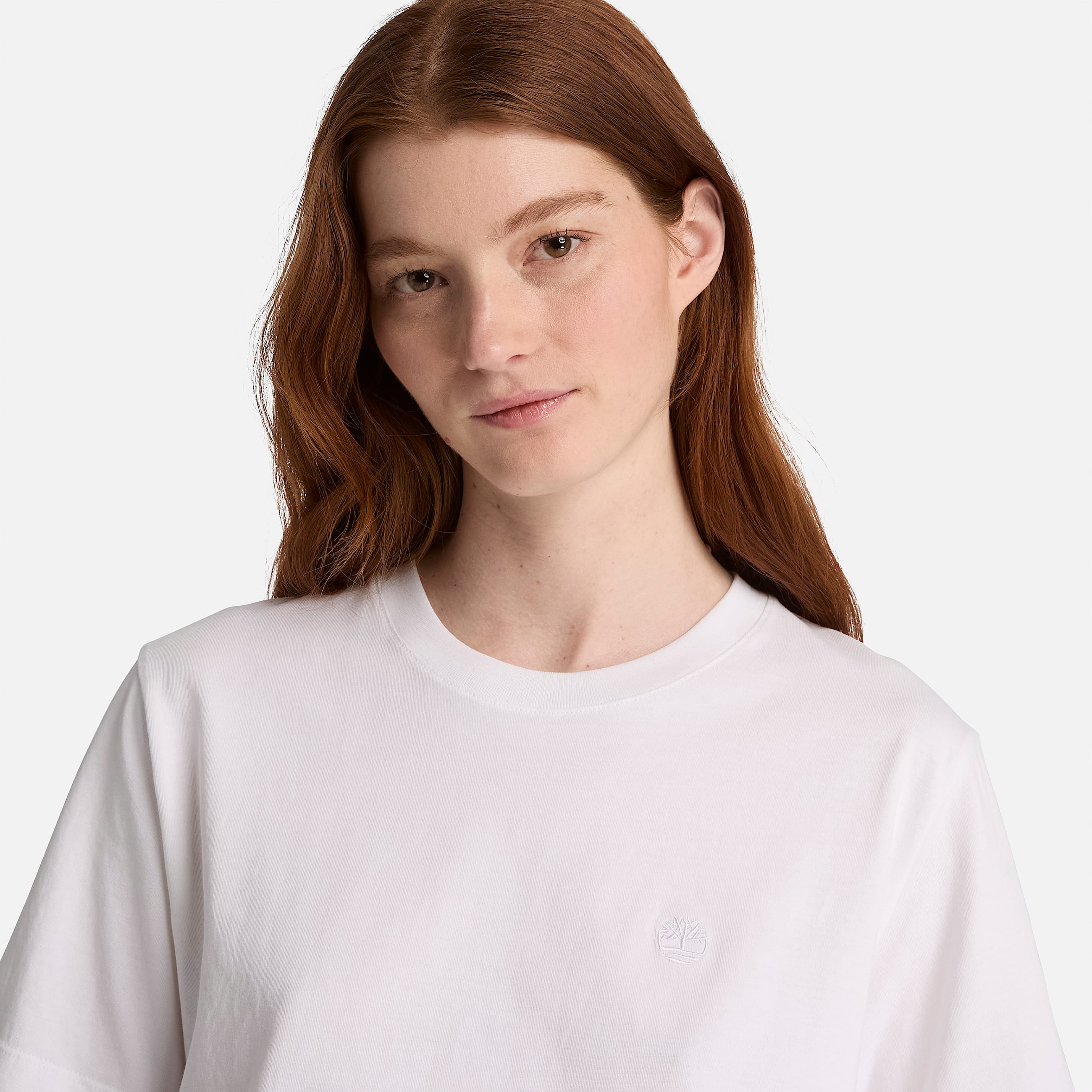 Crafted Crew ShortSleeve TShirt for Women in White TBL White ALT3