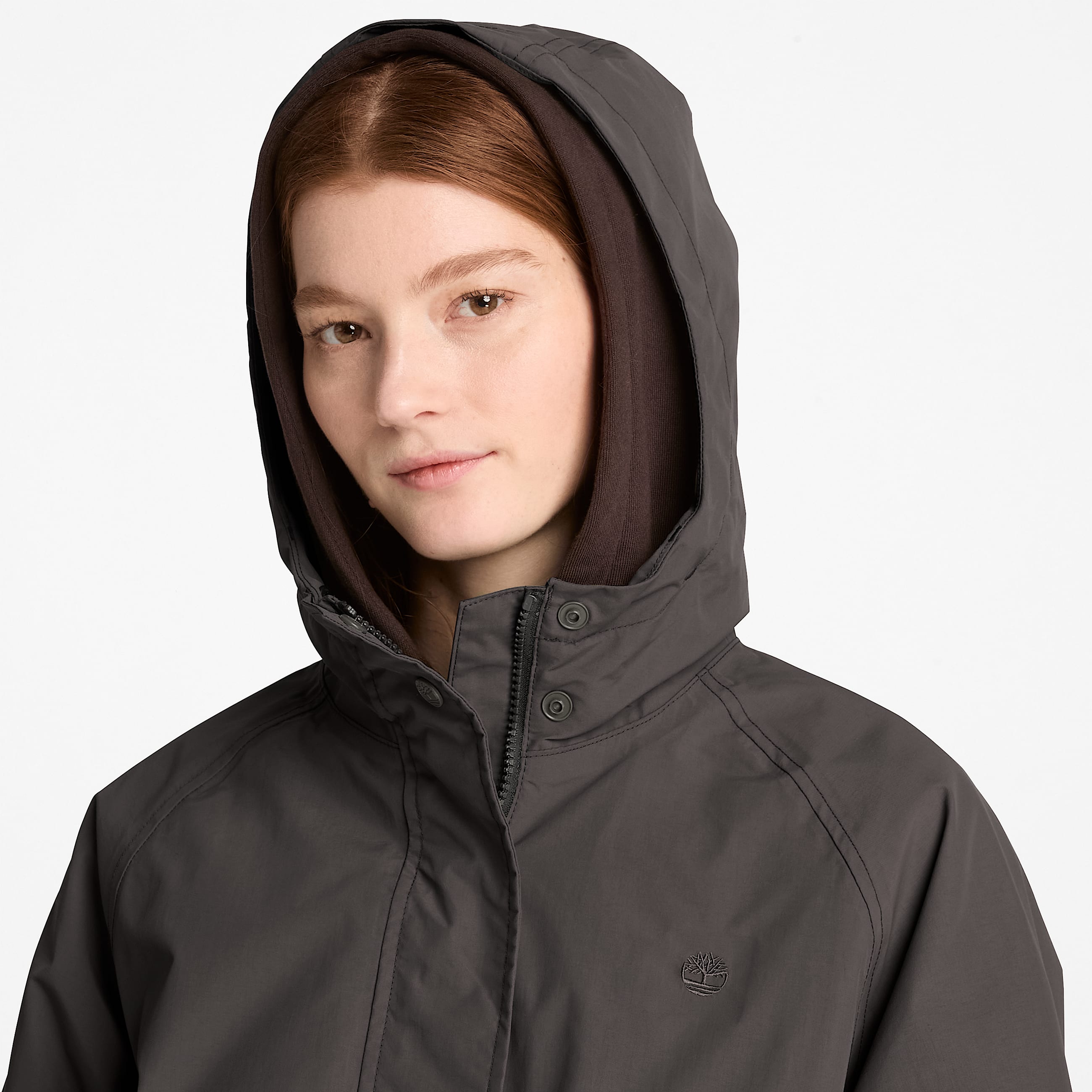 Wasserdichter Parka fr Damen in Schwarz TBL Schwarz ALT3