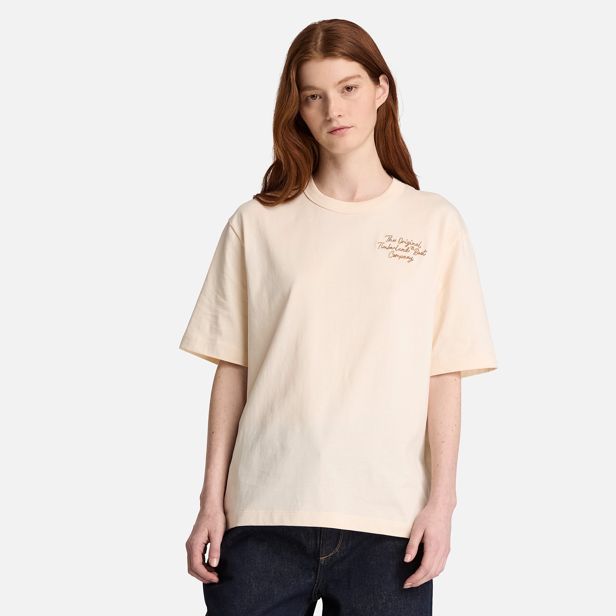 Elevated ShortSleeve TShirt for Women in Beige TBL Beige ALT1