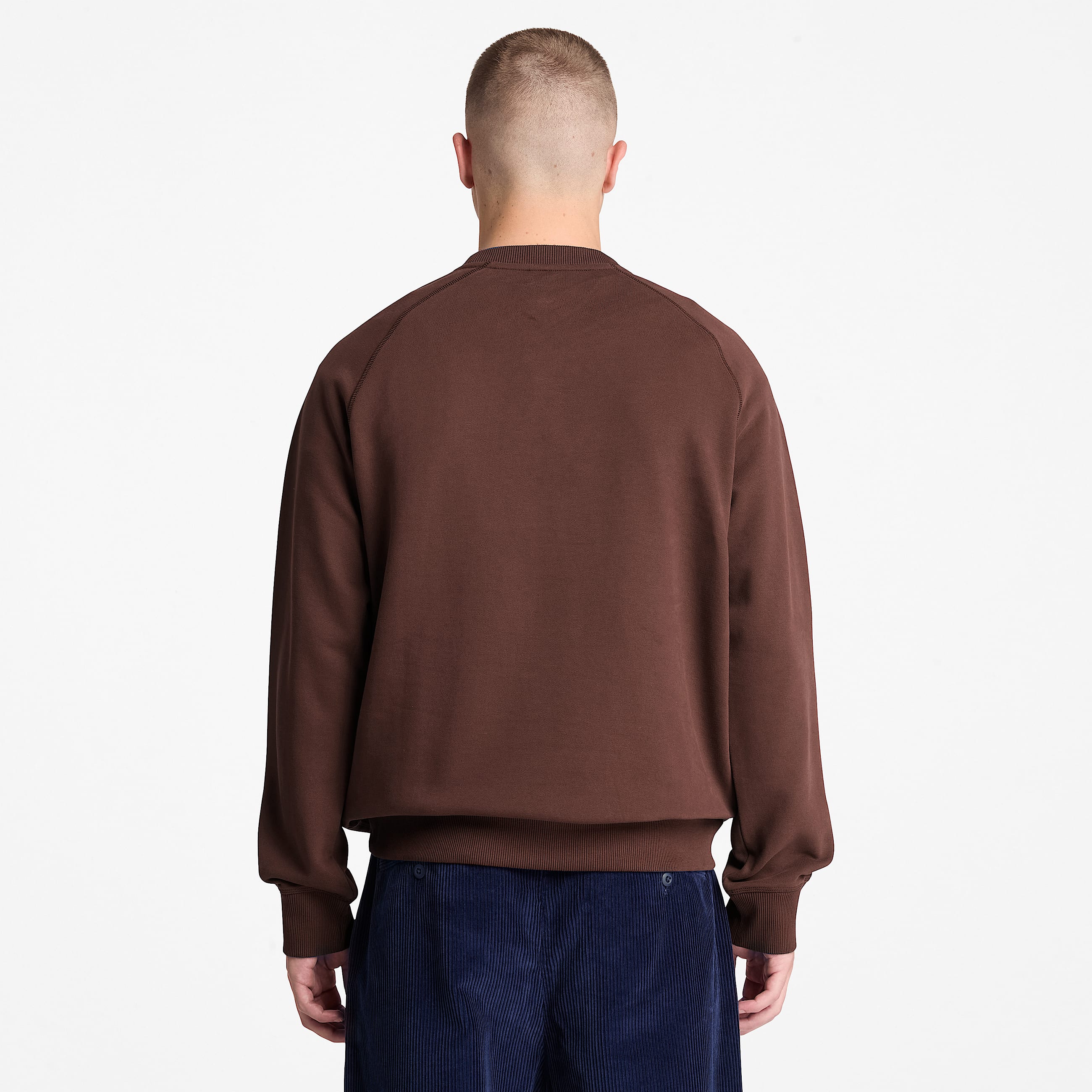 Exeter River Crew Sweatshirt for Men in Dark Brown TBL Brown ALT8