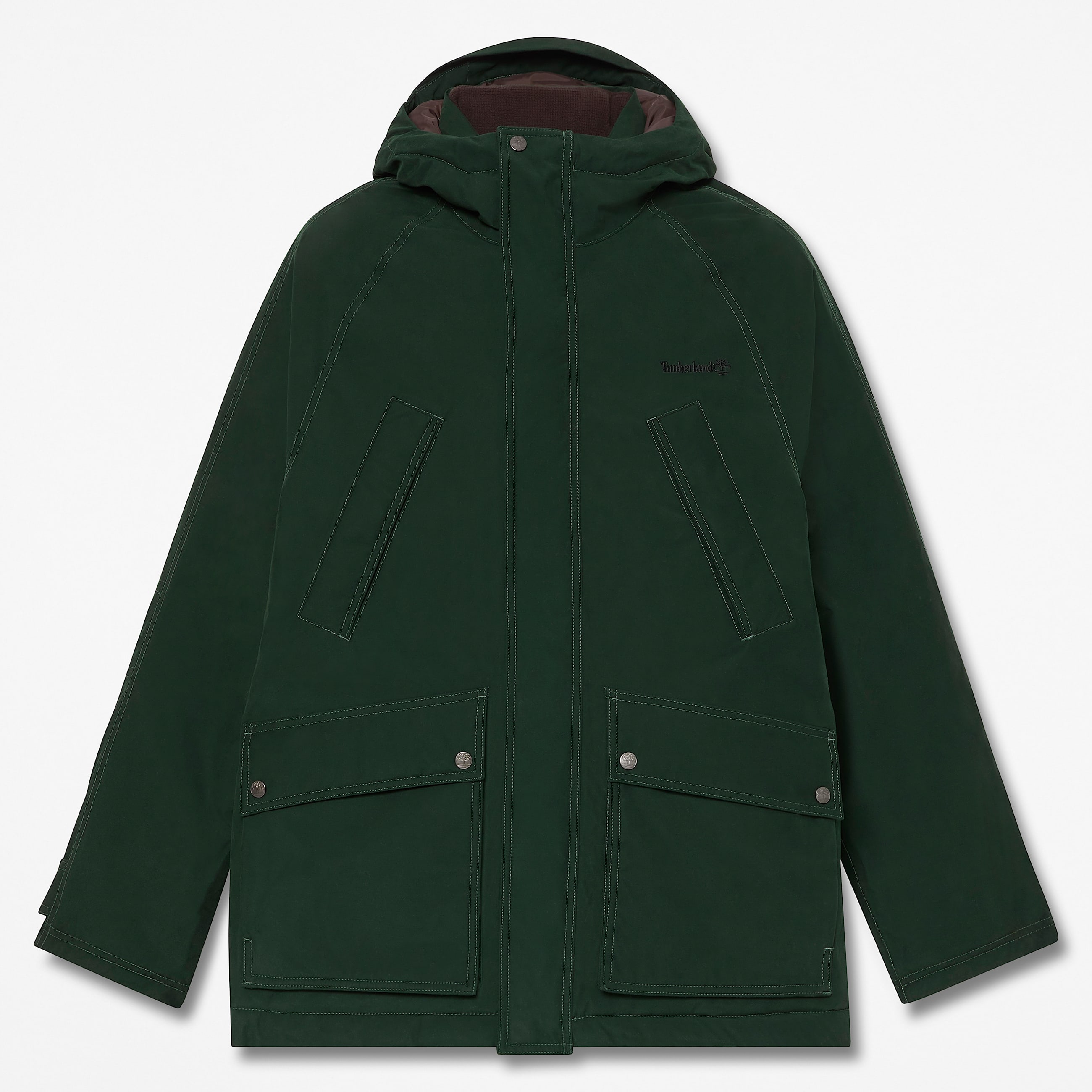 Waterproof Parka for Men in Dark Green TBL Green HERO