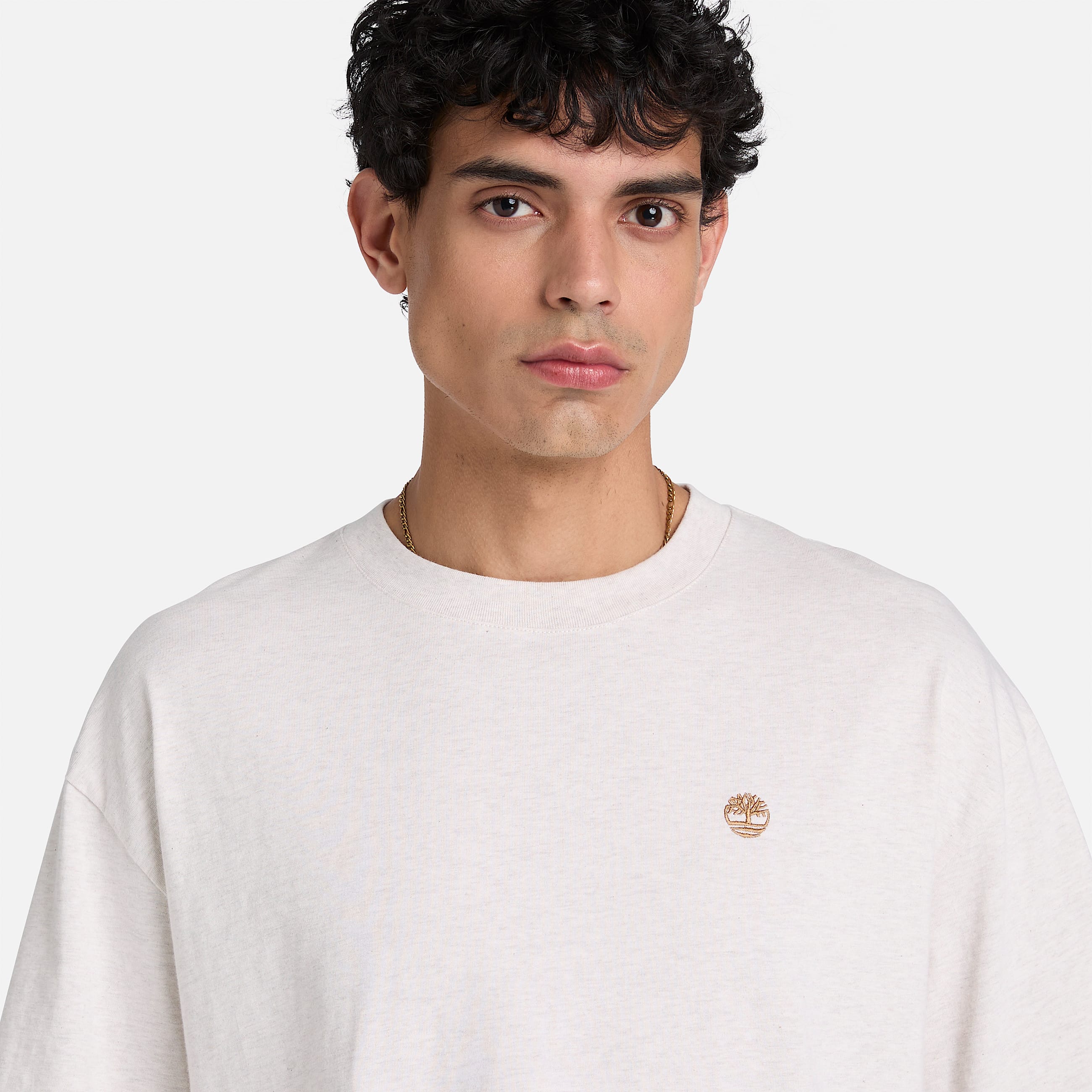 Dunstan River Relaxed ShortSleeve TShirt for Men in Beige TBL Beige ALT3