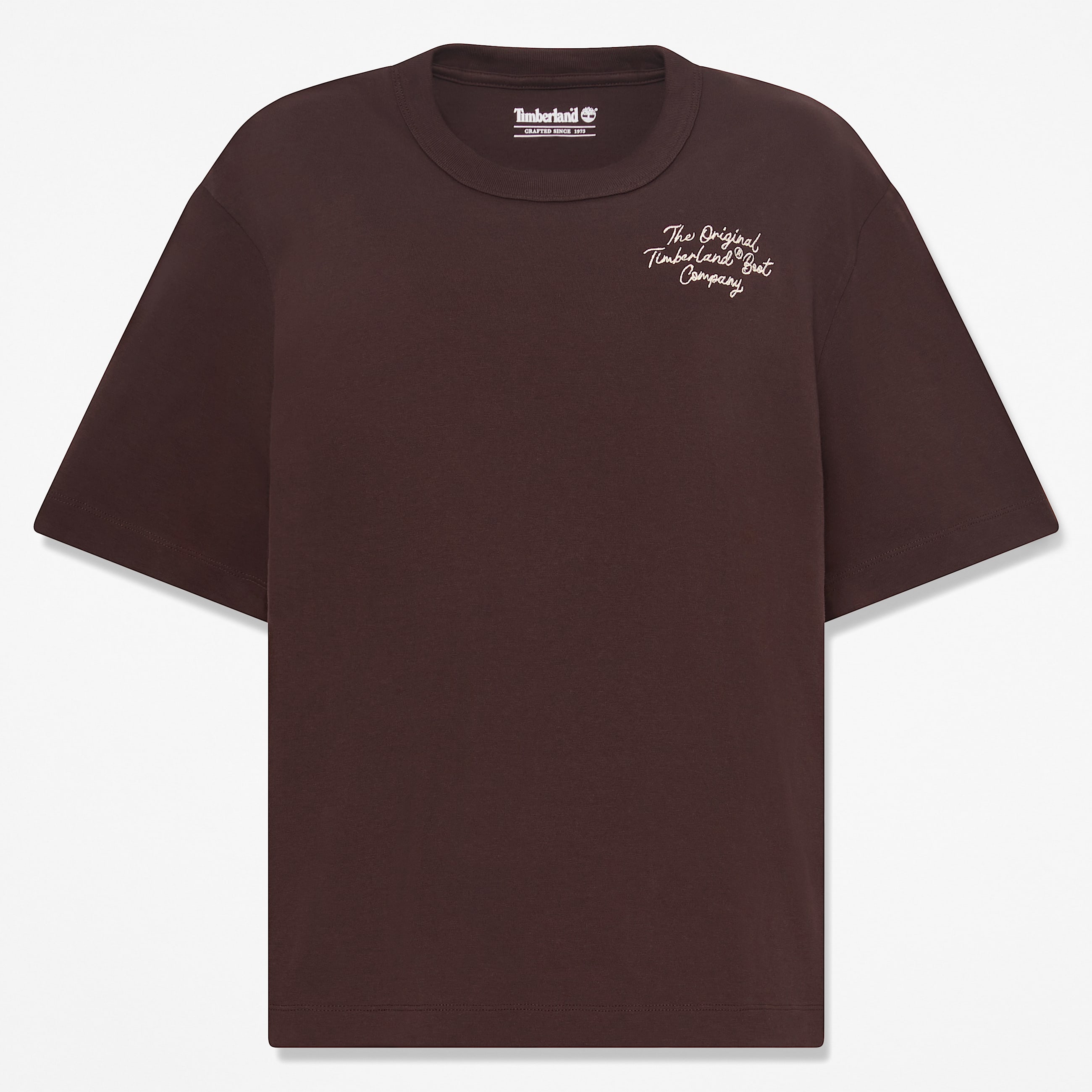 Elevated ShortSleeve TShirt for Women in Dark Brown TBL Brown HERO