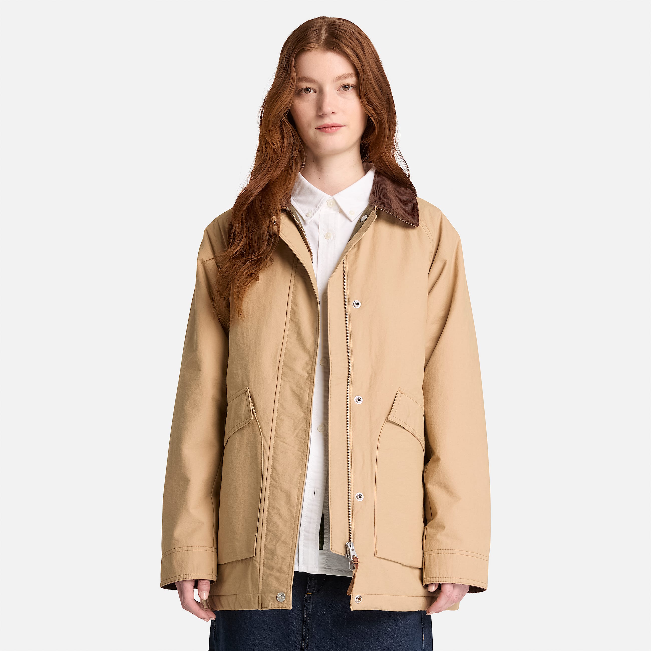 Wasserabweisende isolierte Wenham BarnJacke fr Damen in Hellbraun TBL Braun ALT1