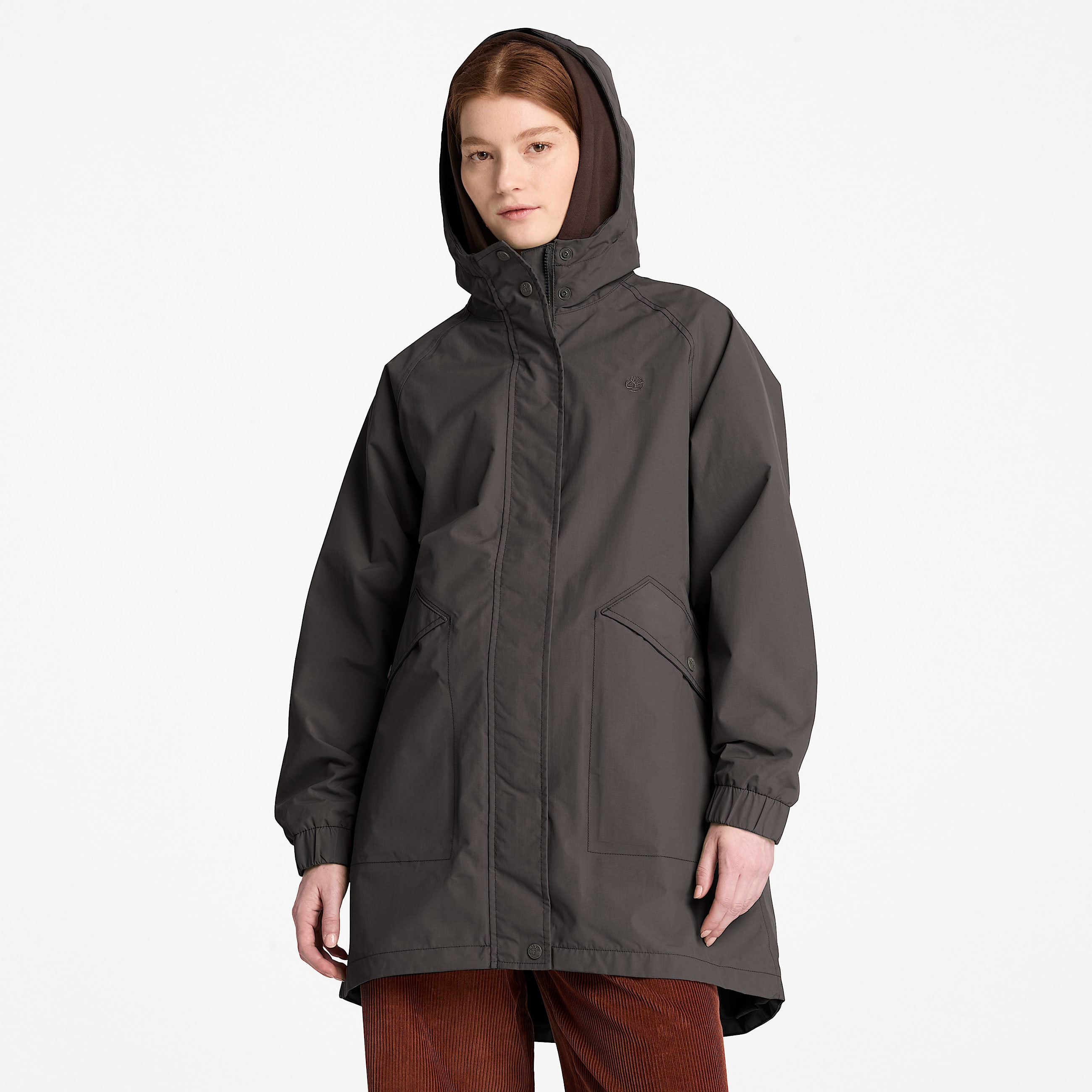 Wasserdichter Parka fr Damen in Schwarz TBL Schwarz ALT1