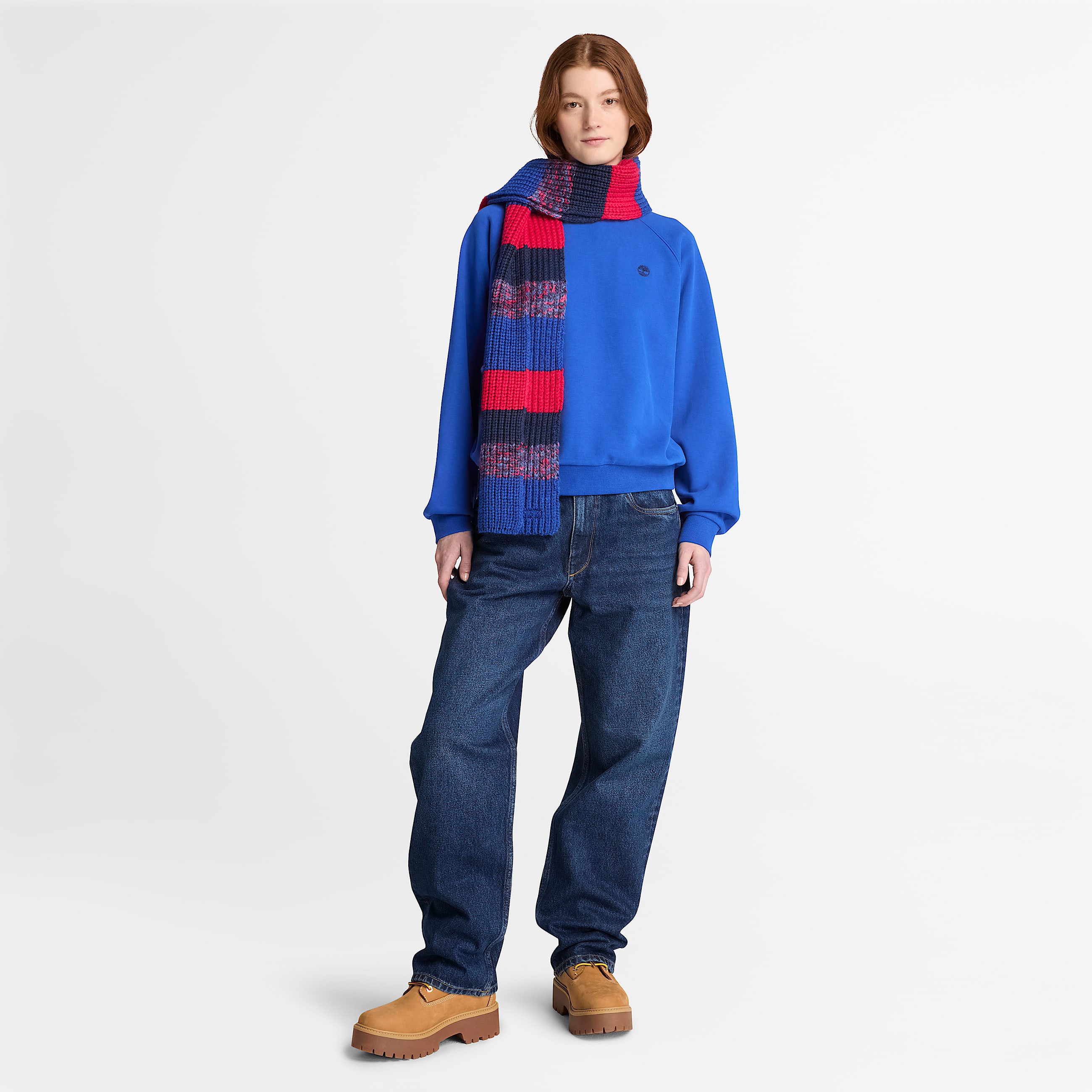 Crafted Crew Sweatshirt for Women in Blue TBL Blue ALT2
