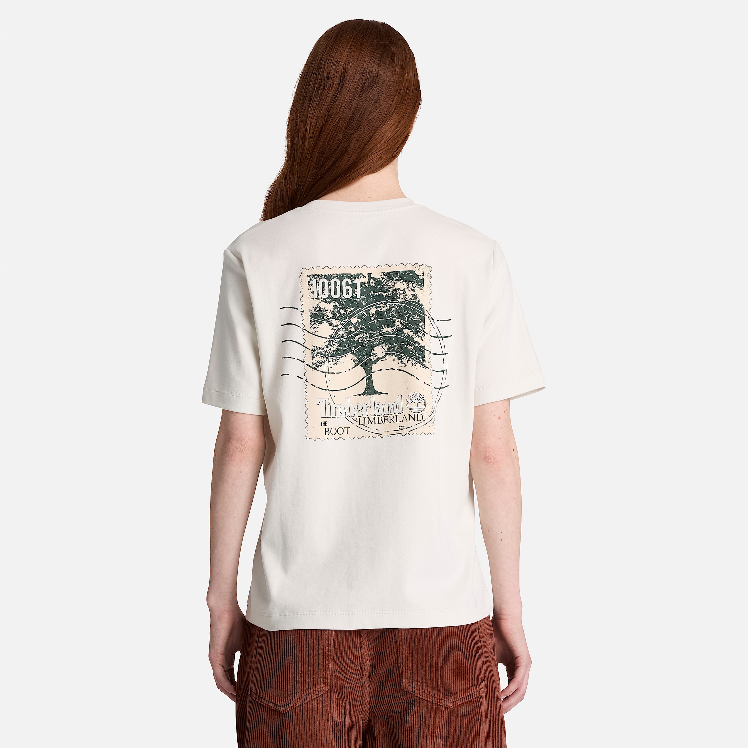 TimberFresh Graphic ShortSleeve TShirt for Women in White TBL White ALT1