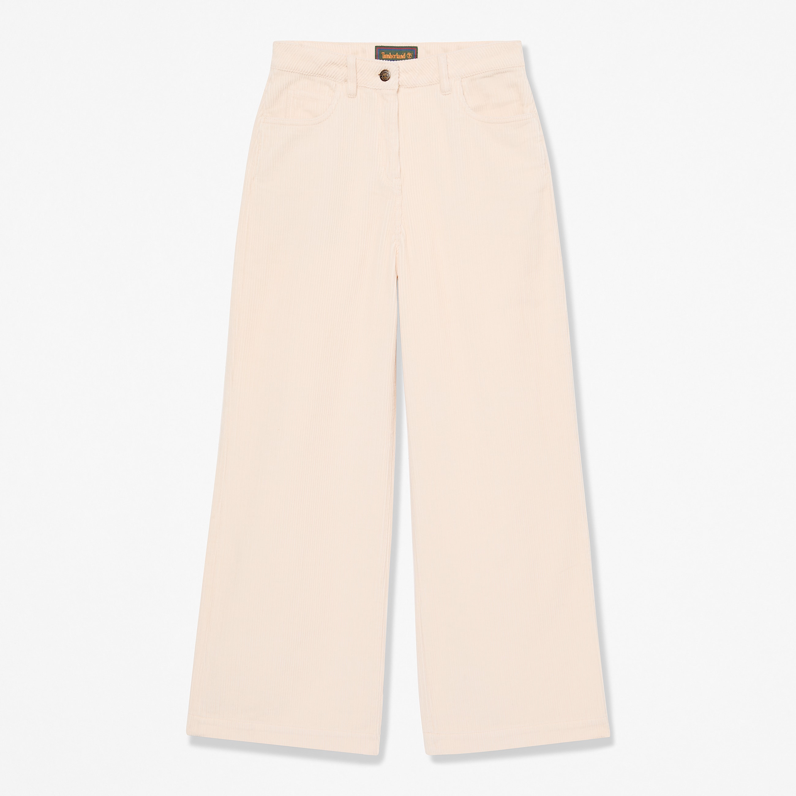Pantalon large en velours ctel pour femme en beige TBL beige HERO