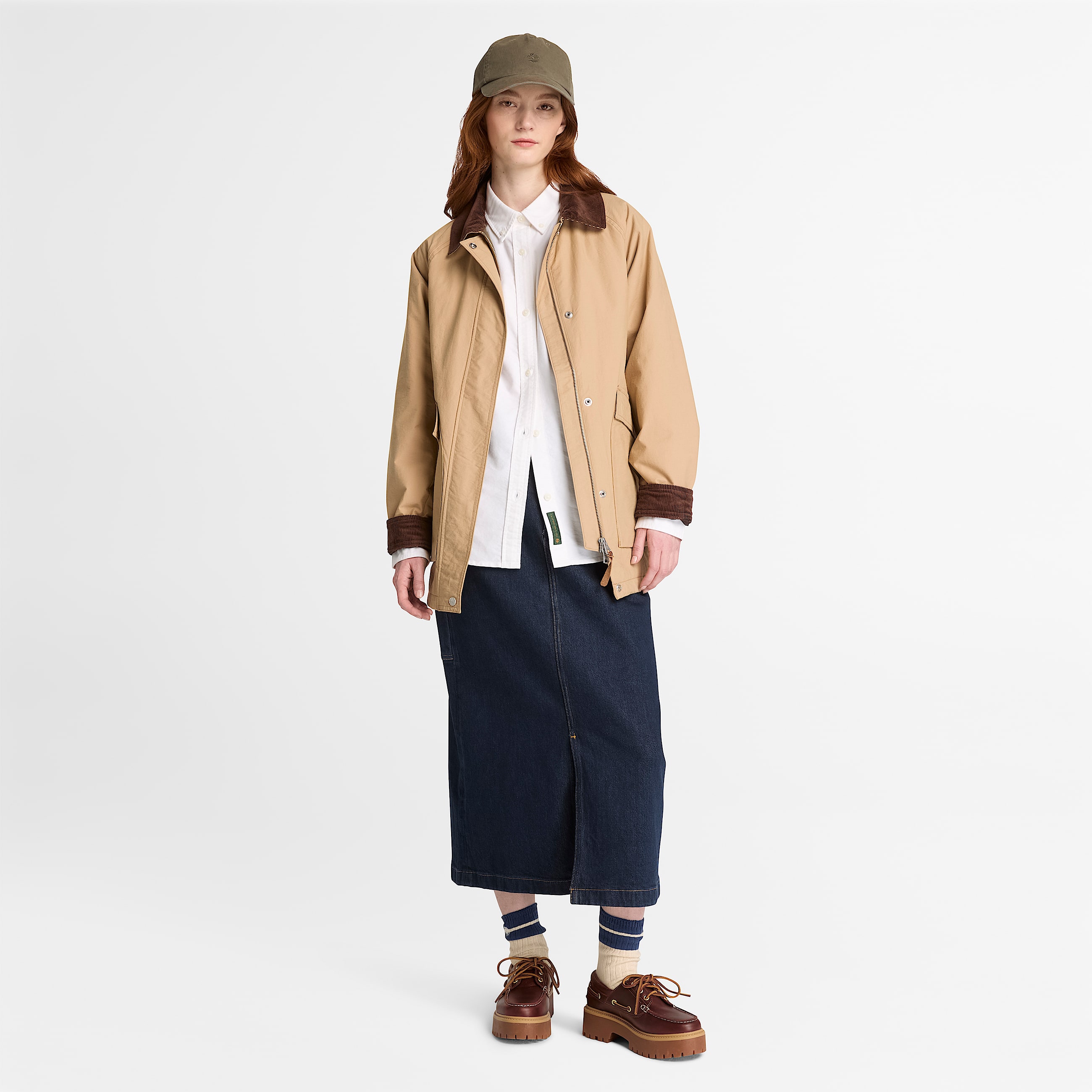 Wasserabweisende isolierte Wenham BarnJacke fr Damen in Hellbraun TBL Braun ALT2