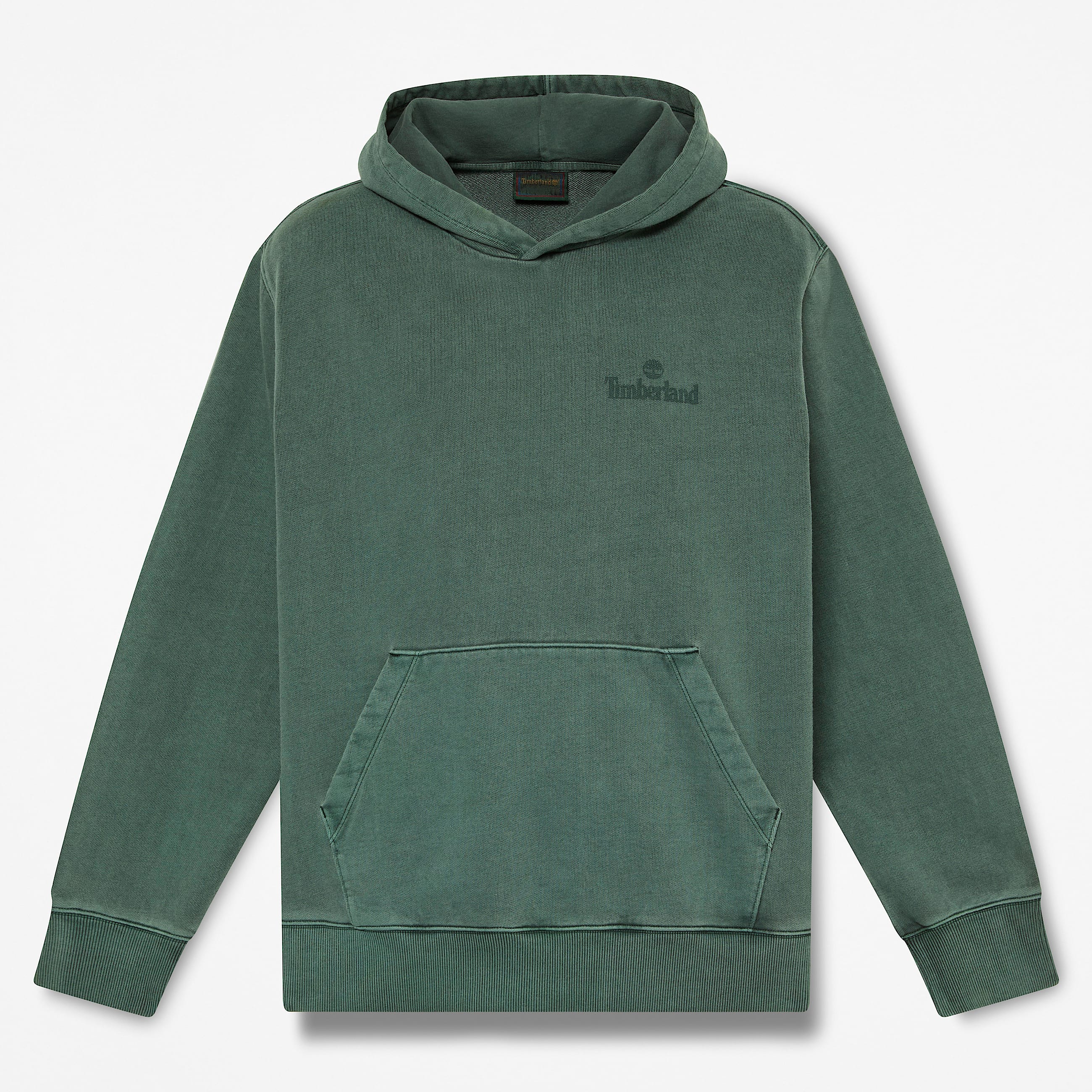 South Cabot Garment Dye Hoodie for Men in Dark Green TBL Green HERO