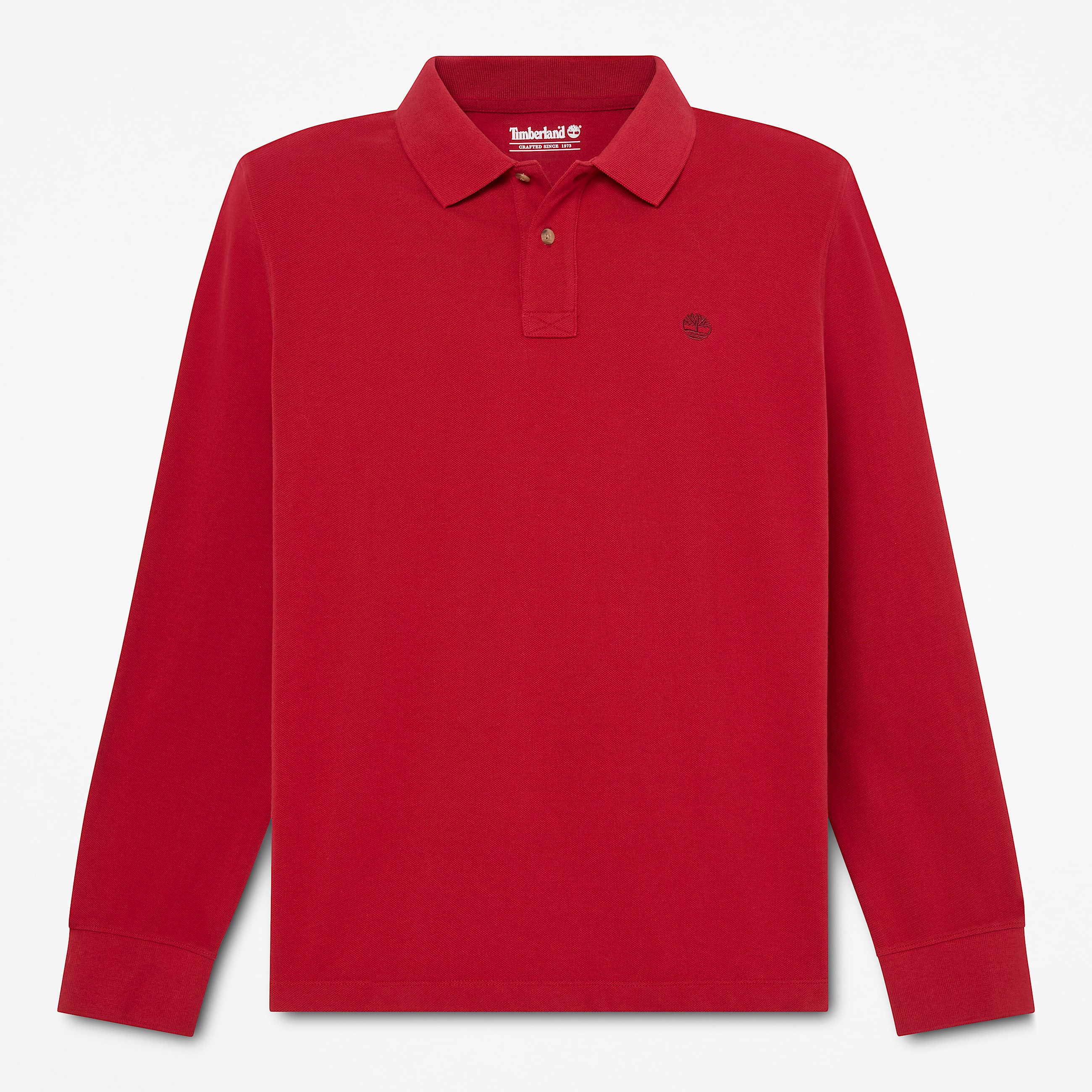Millers River LongSleeve Polo for Men in Red TBL Red HERO