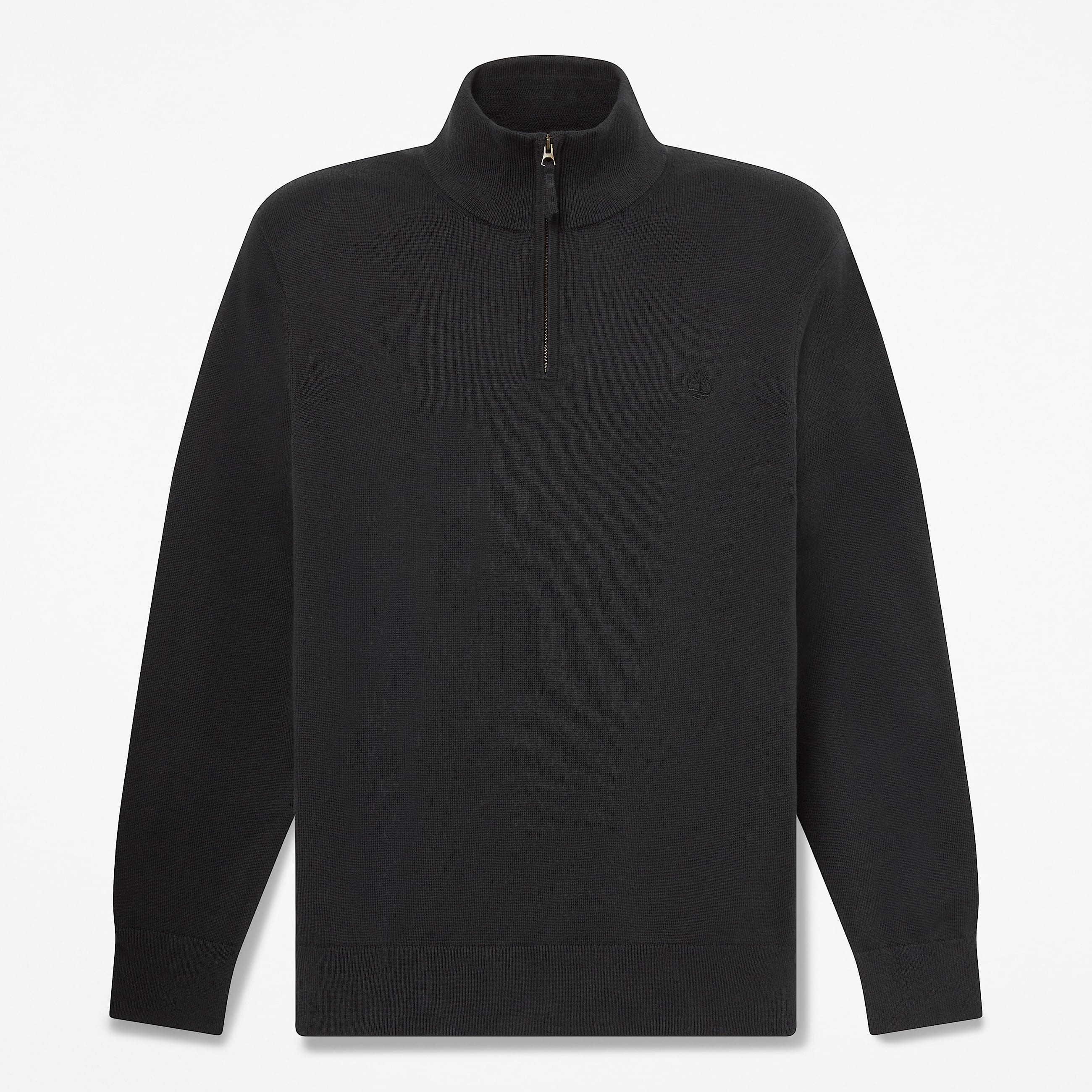 Jersey de algodn con cremallera de 14 Williams River para hombre en negro TBL negro HERO