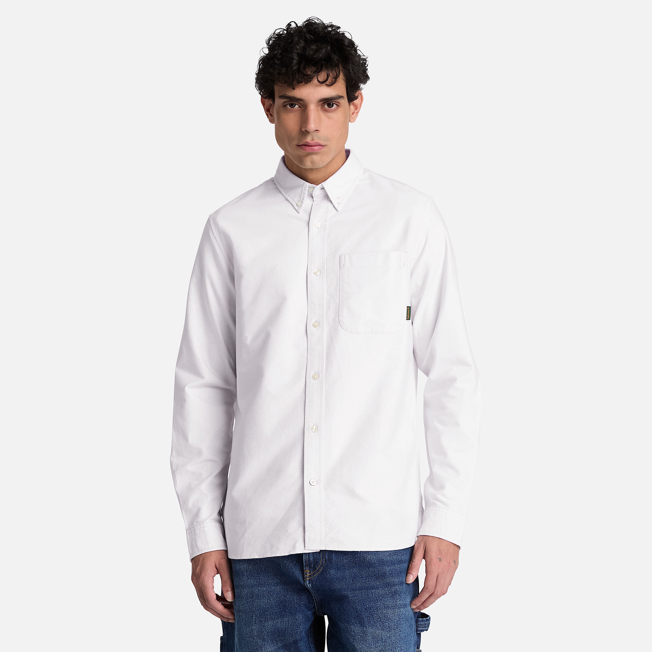 Lake Warner Oxfordhemd fr Herren in Wei TBL Wei ALT1