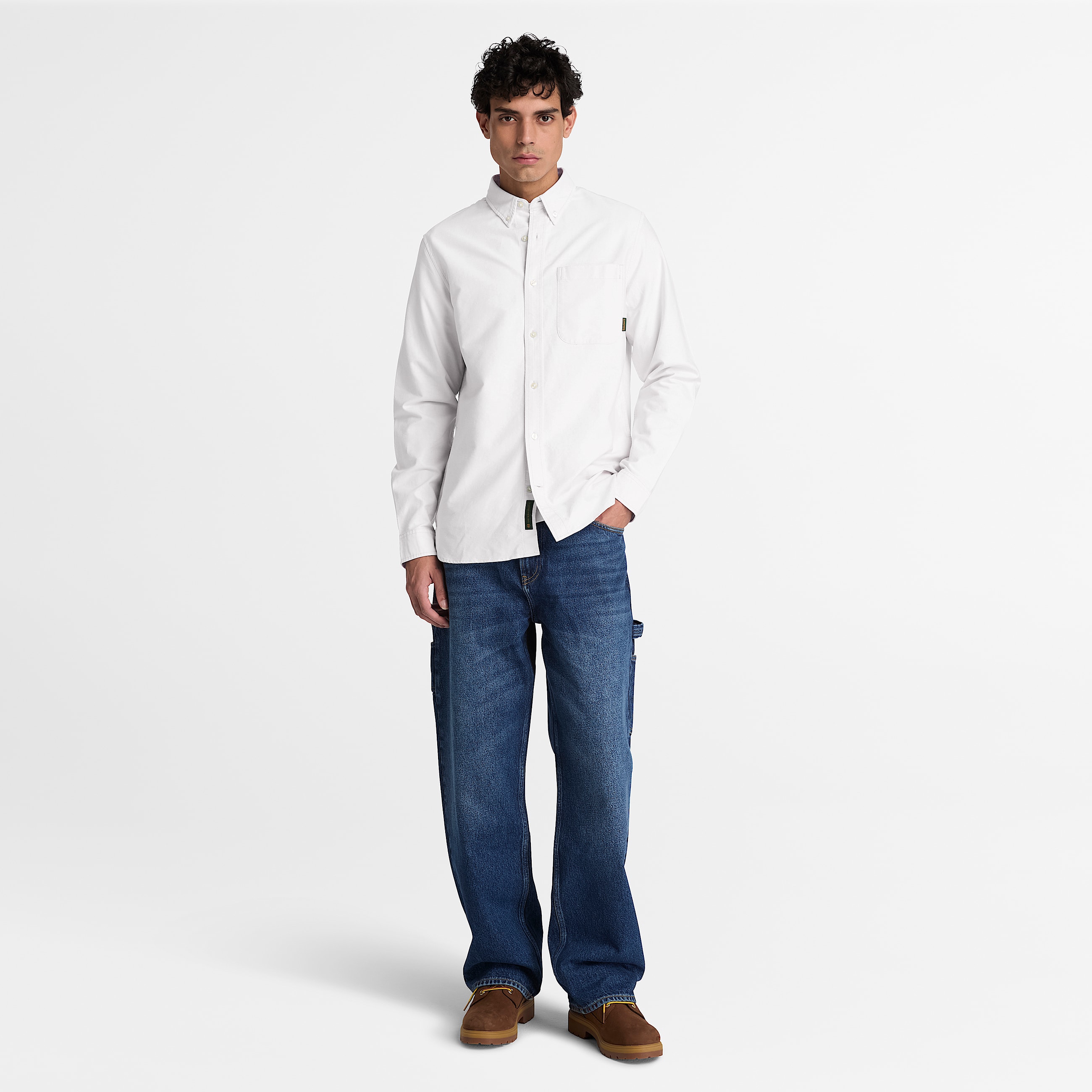 Lake Warner Oxfordhemd fr Herren in Wei TBL Wei ALT2