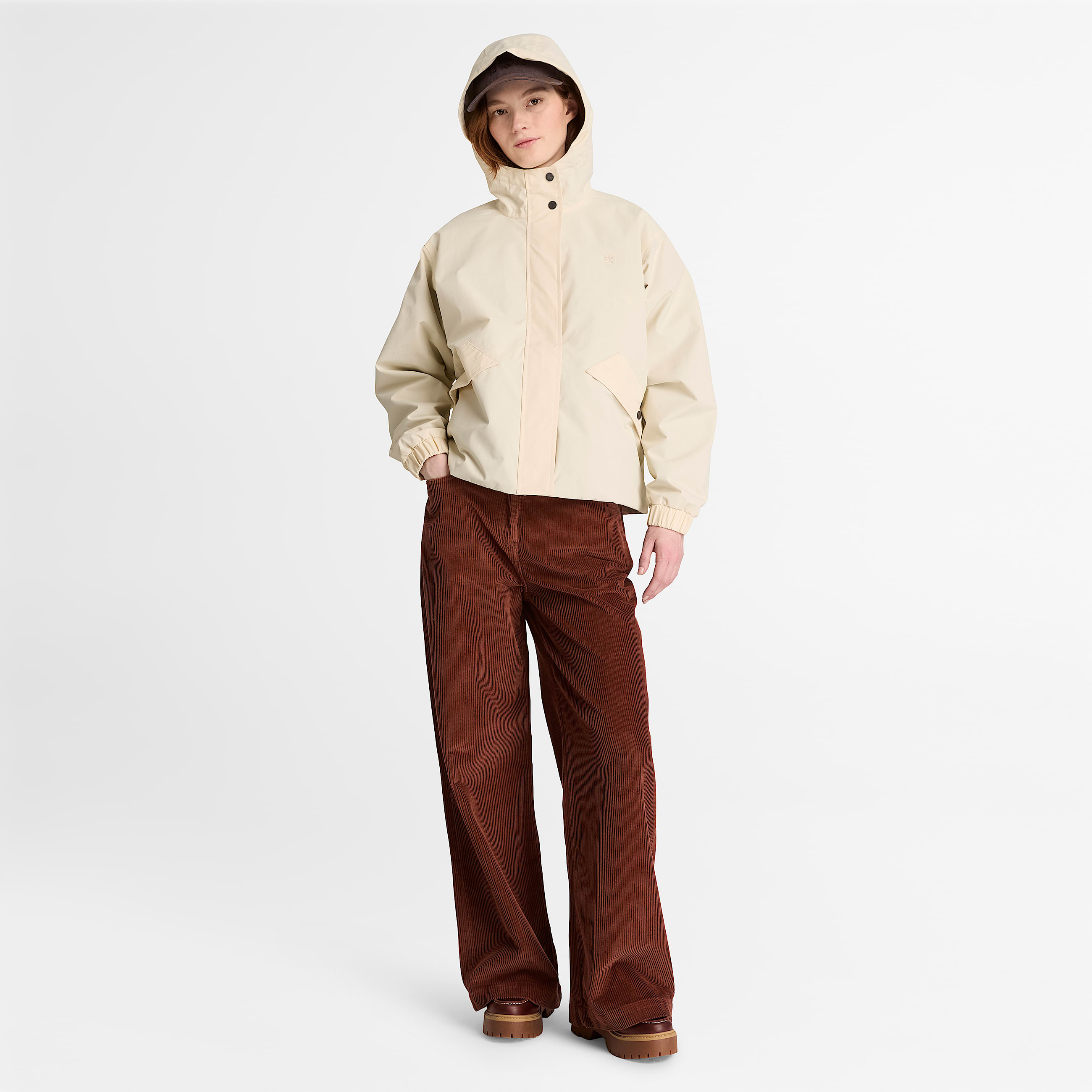 Waterproof Shell Jacket for Women in Beige TBL Beige ALT2
