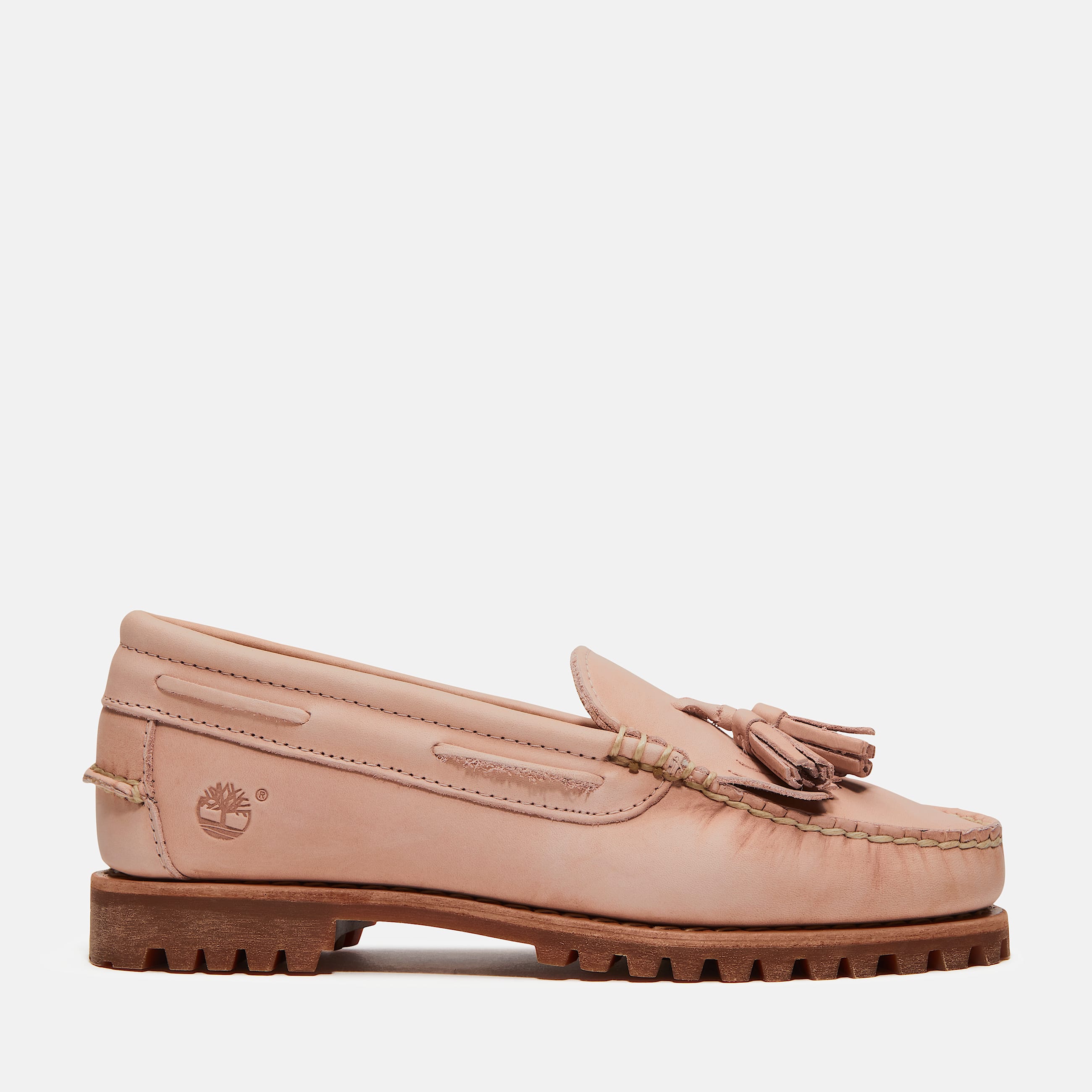 Timberland Authentic Kiltie Loafer for Women in Light Pink TBL Pink HERO