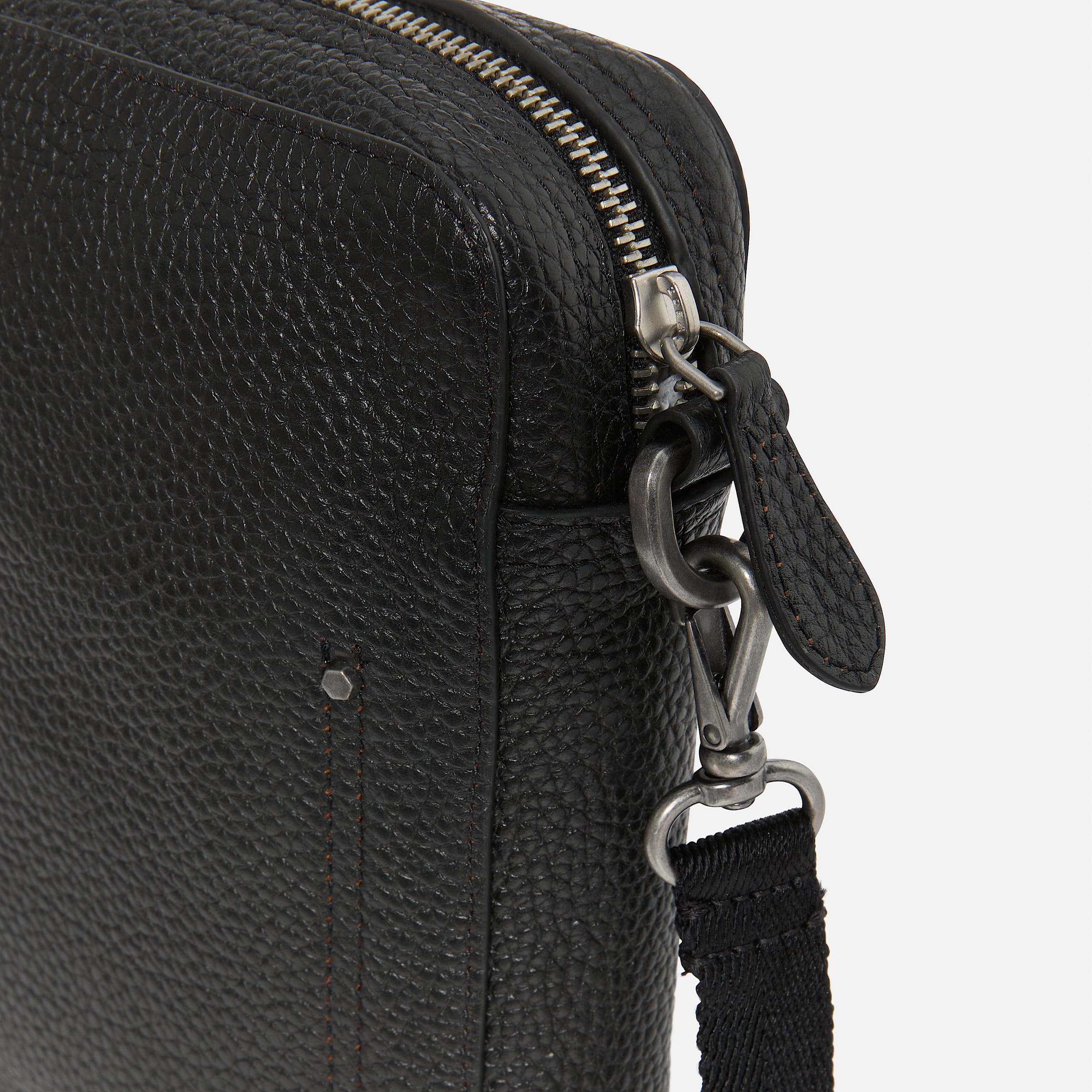 Tuckerman Leather Crossbody Bag in Black TBL Black ALT3