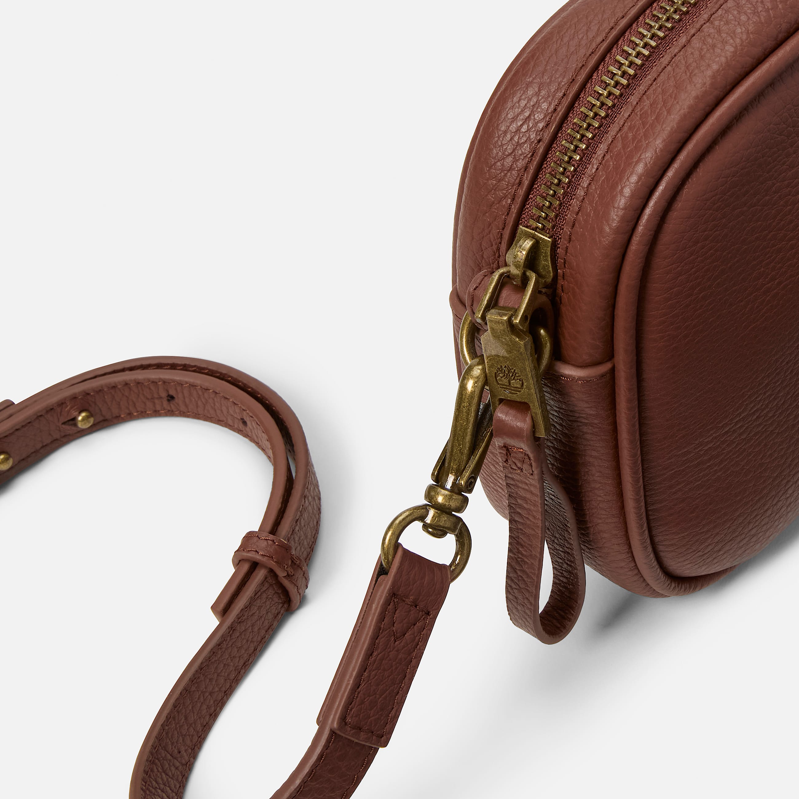 Leather Camera Bag for Women in Brown