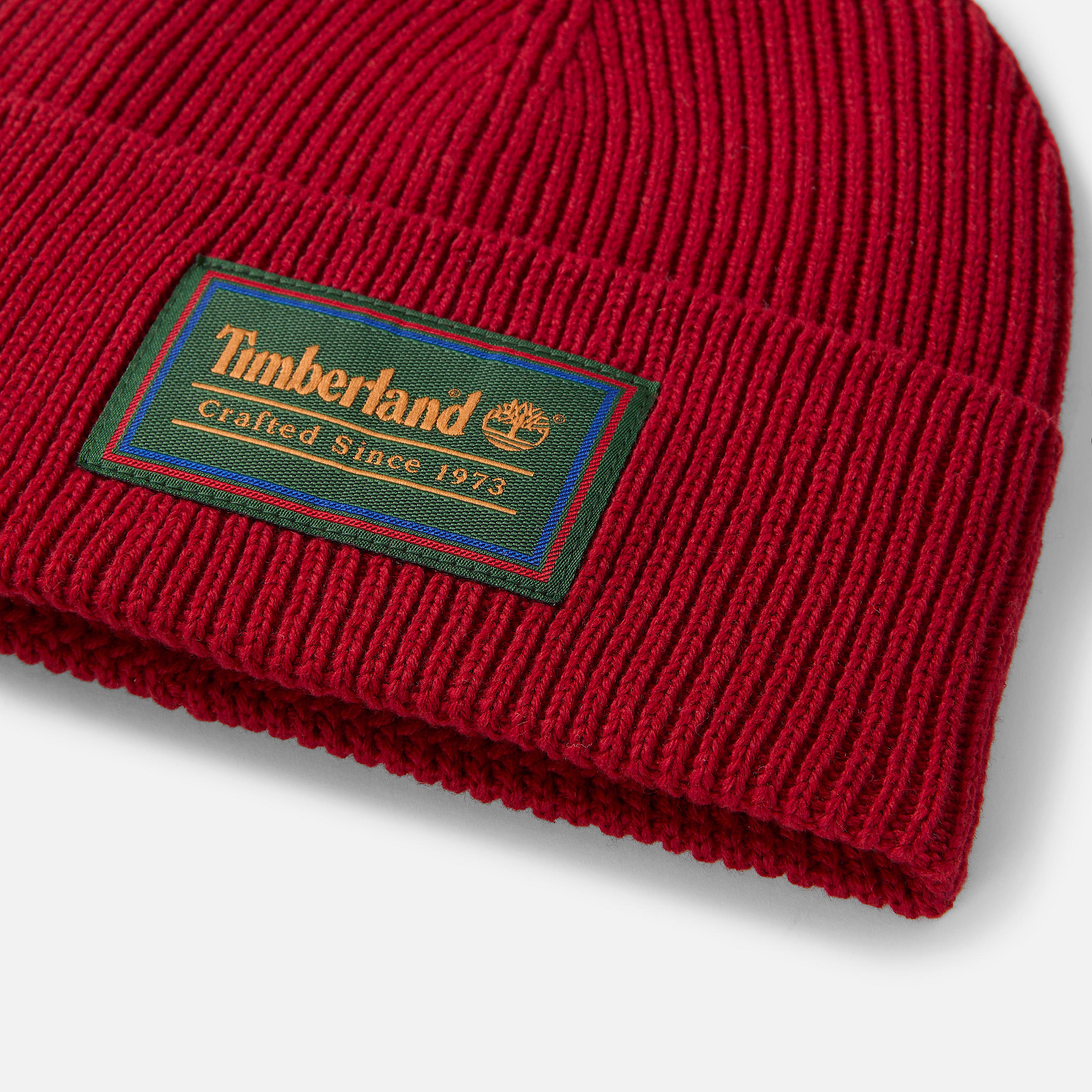 Crafted Beanie for Men in Red TBL Red ALT1