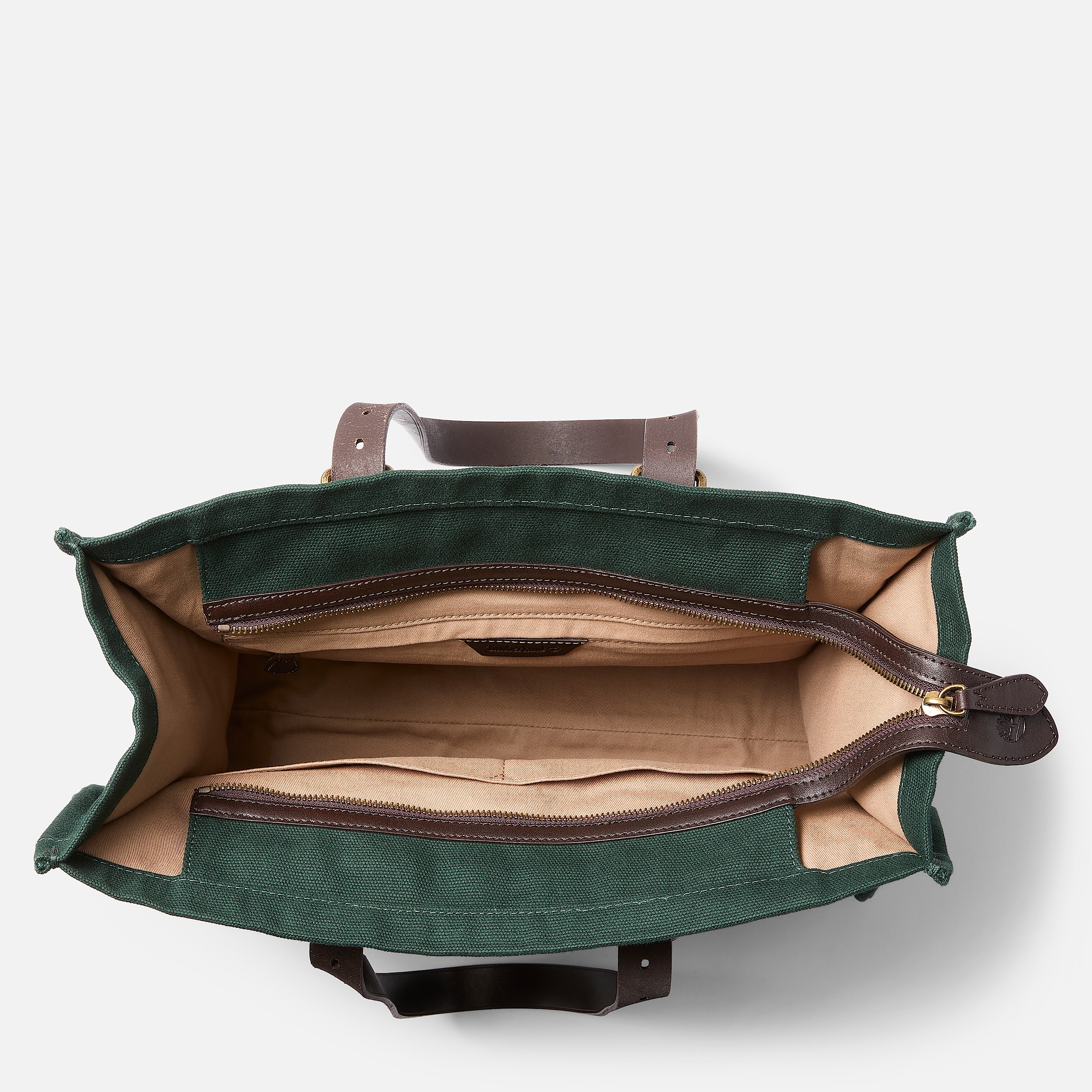 Crafted Heritage Tool Tote Bag for Women in Dark Green TBL Green ALT1