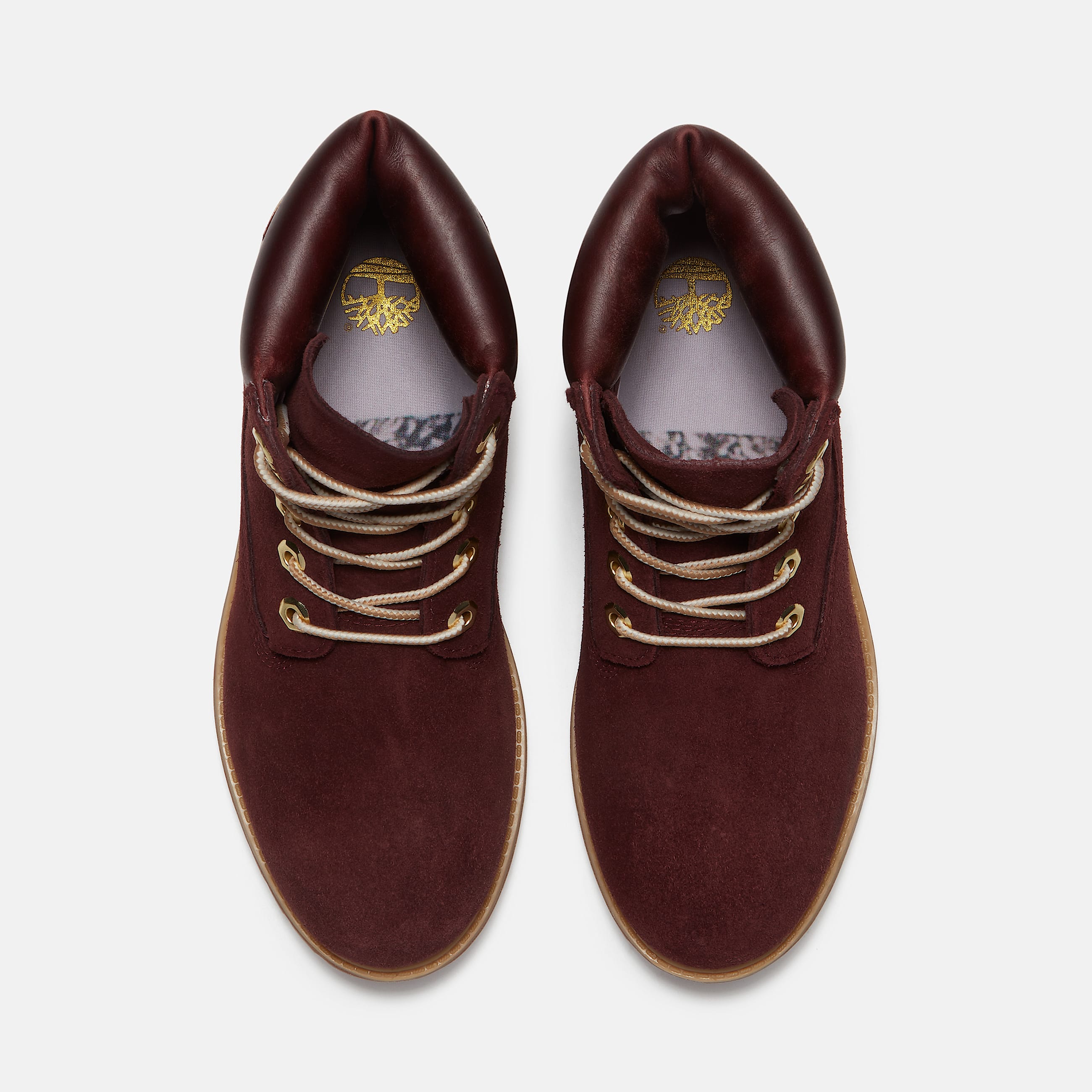 Timberland Premium 6Inch Waterproof Boot for Women in Burgundy TBL Burgundy ALT2