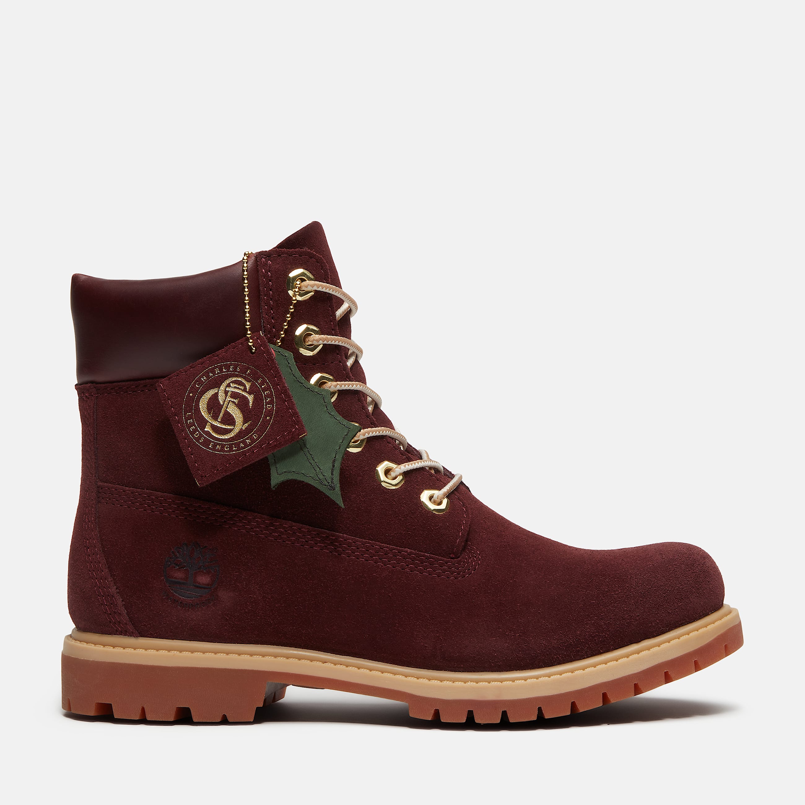 Timberland Premium 6Inch Waterproof Boot for Women in Burgundy TBL Burgundy HERO