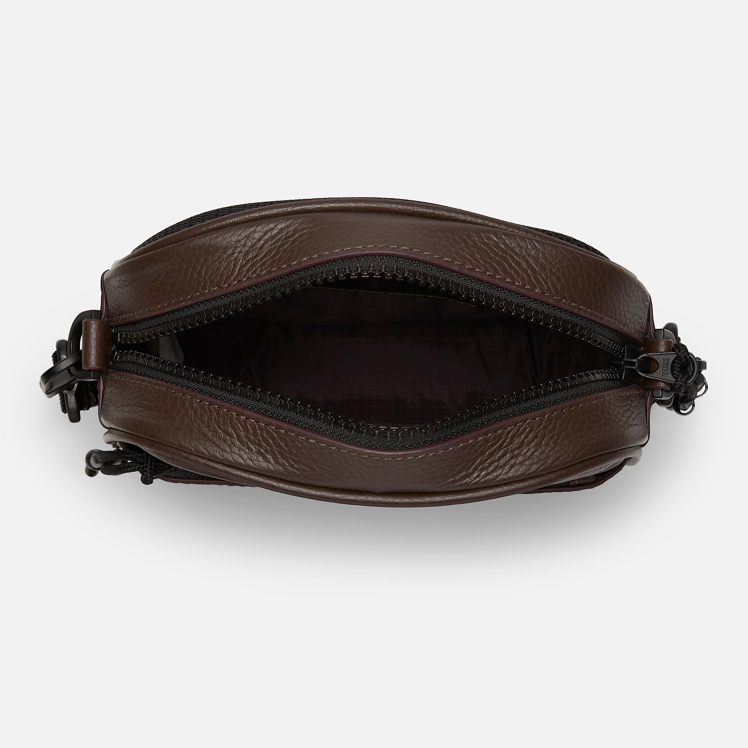 Tuckerman Umhngetasche aus Leder in Dunkelbraun TBL Braun ALT1