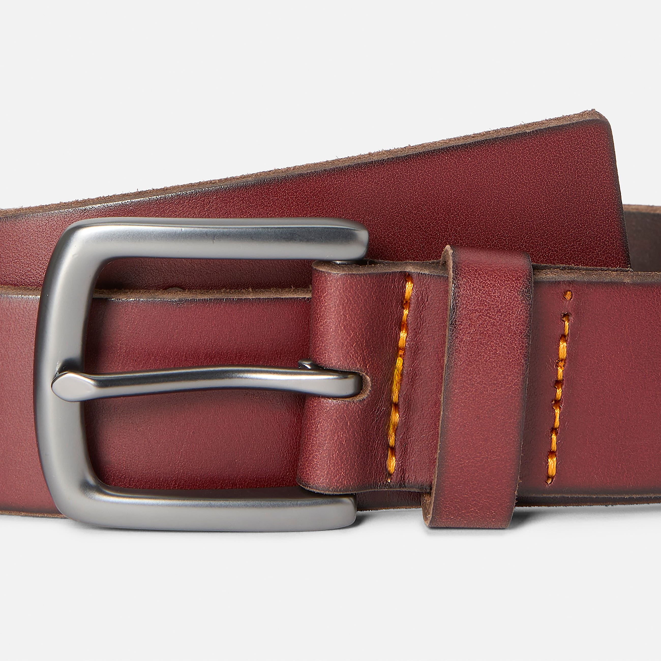 Ceinture en cuir Glen Oak pour homme en marron TBL marron ALT2