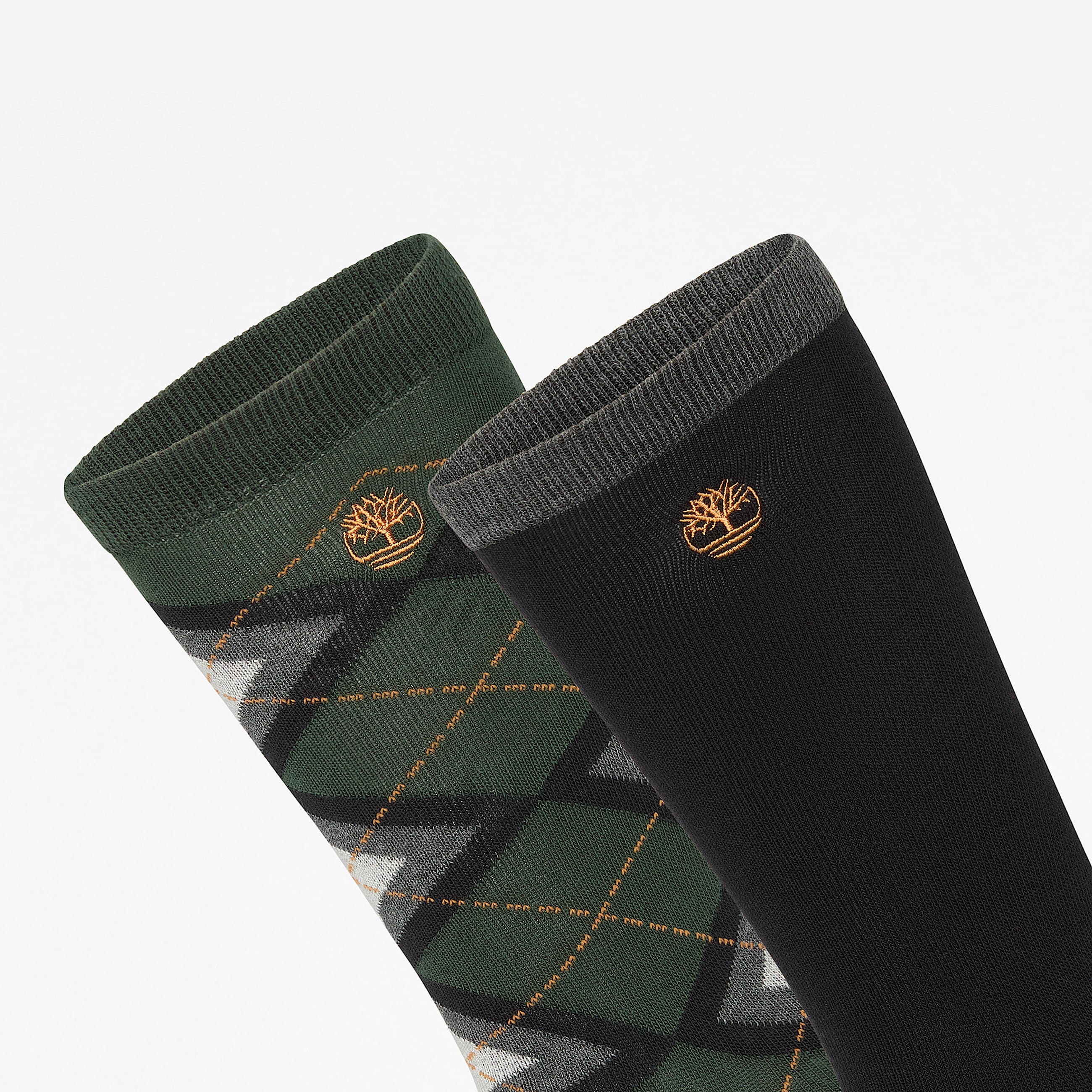 Argyle  Solid 2erPack CrewSocken in Dunkelgrn TBL Grn ALT2