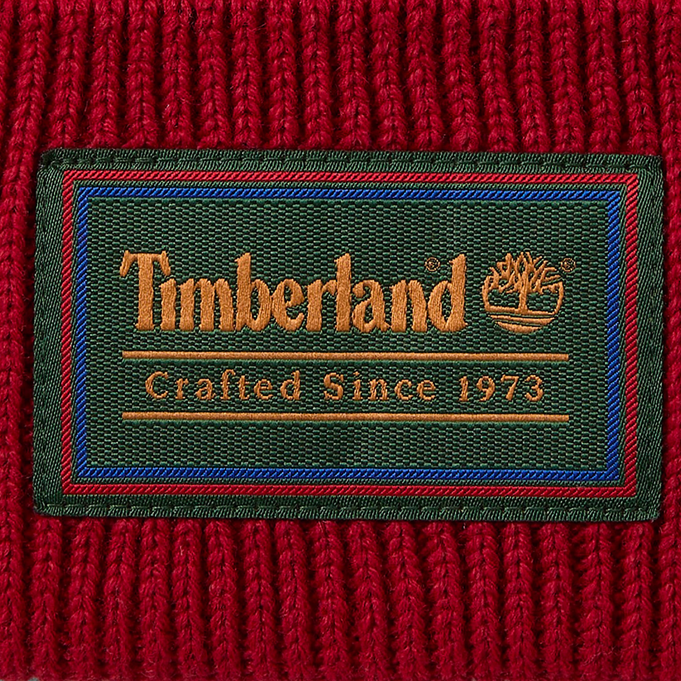 Crafted Beanie for Men in Red TBL Red ALT2