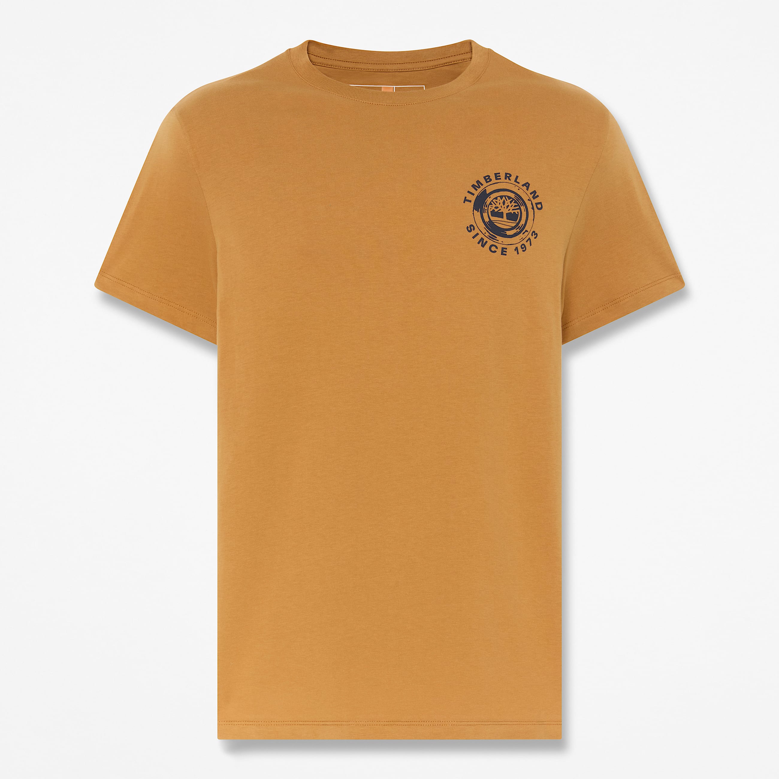 All Gender Rugged Logo Textured ShortSleeve TShirt in Yellow TBL Yellow HERO