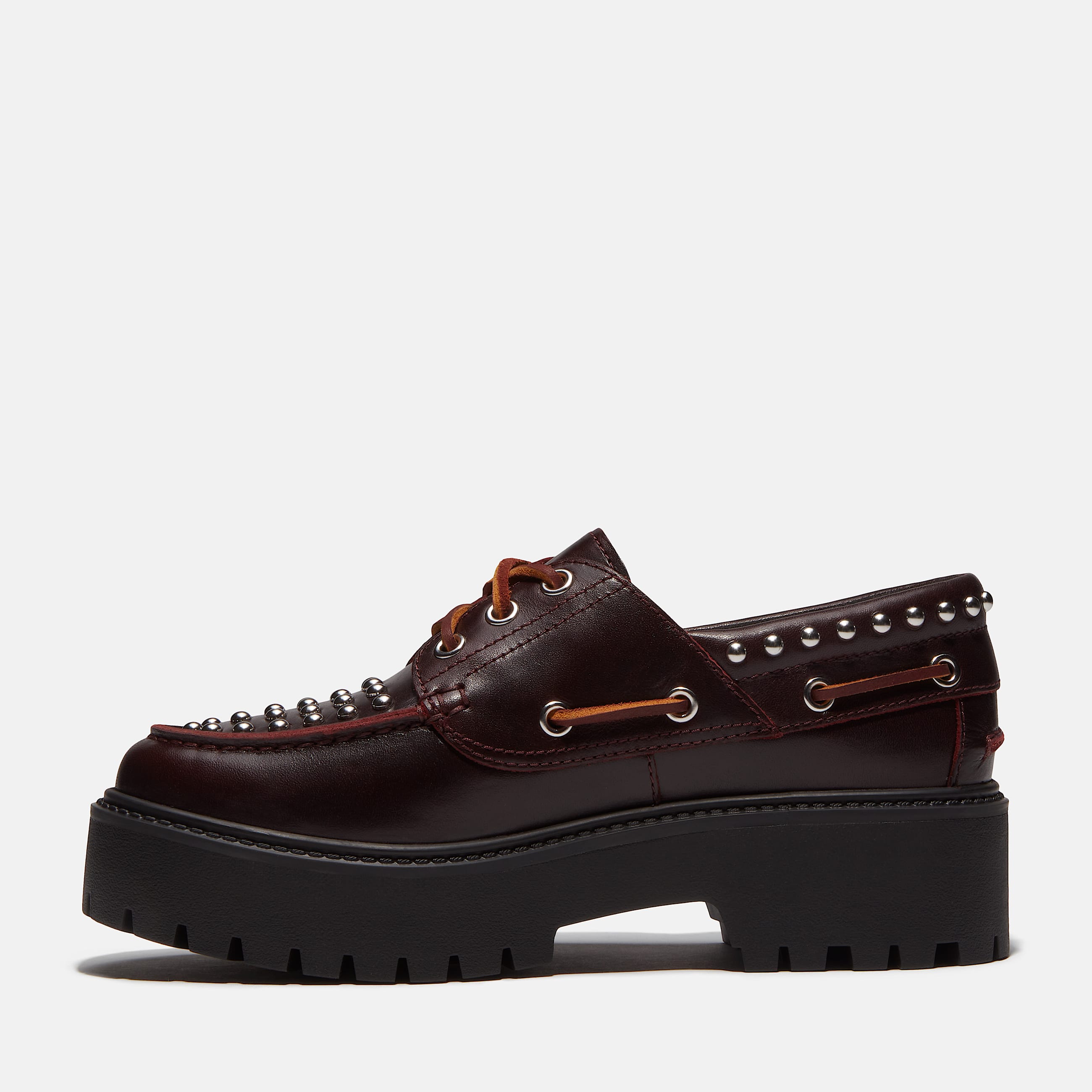 Stone Street Bootsschuh mit Plateausohle fr Damen in Burgunderrot TBL Burgunderrot ALT6