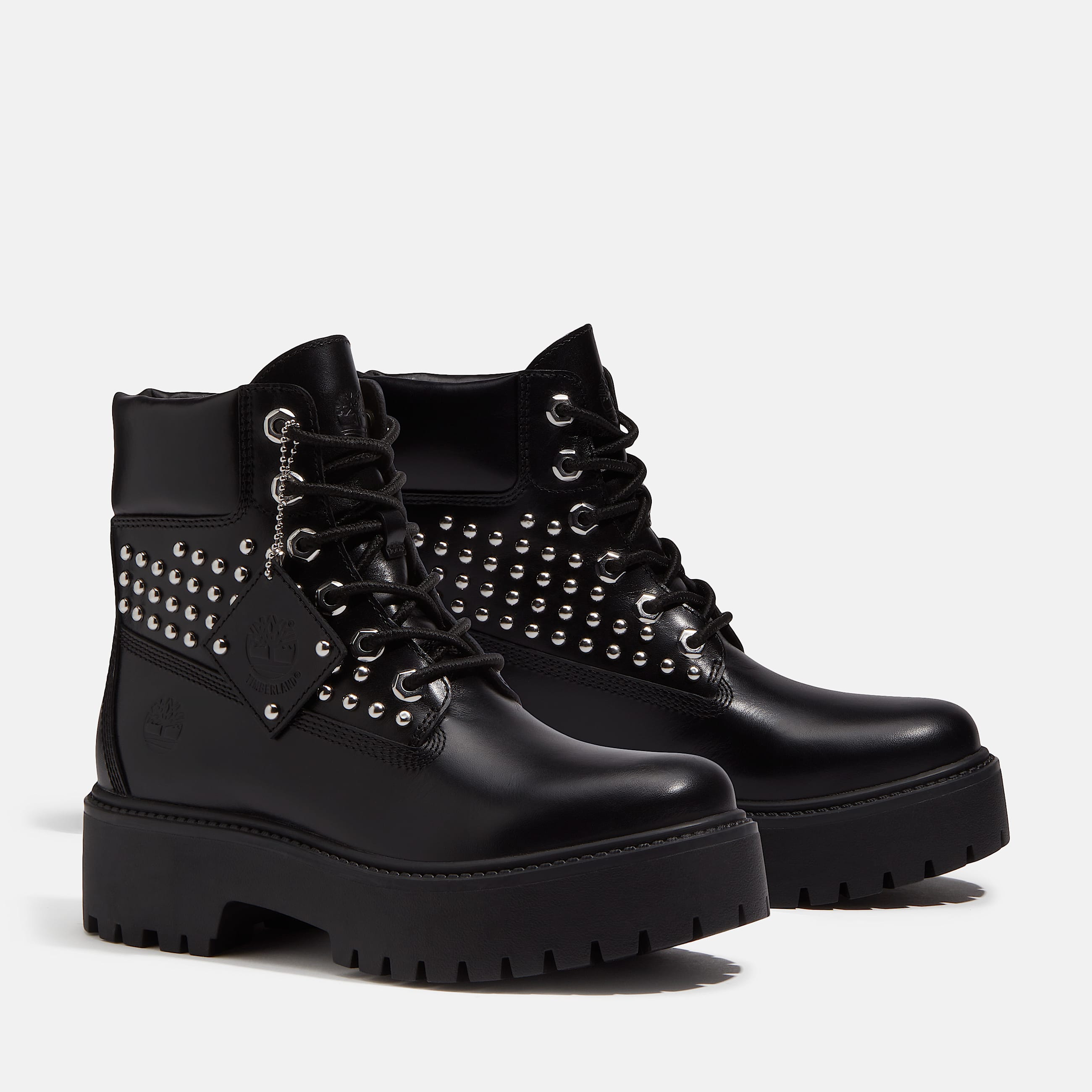 Stone Street Platform 6Inch Boot for Women in Black TBL Black ALT4