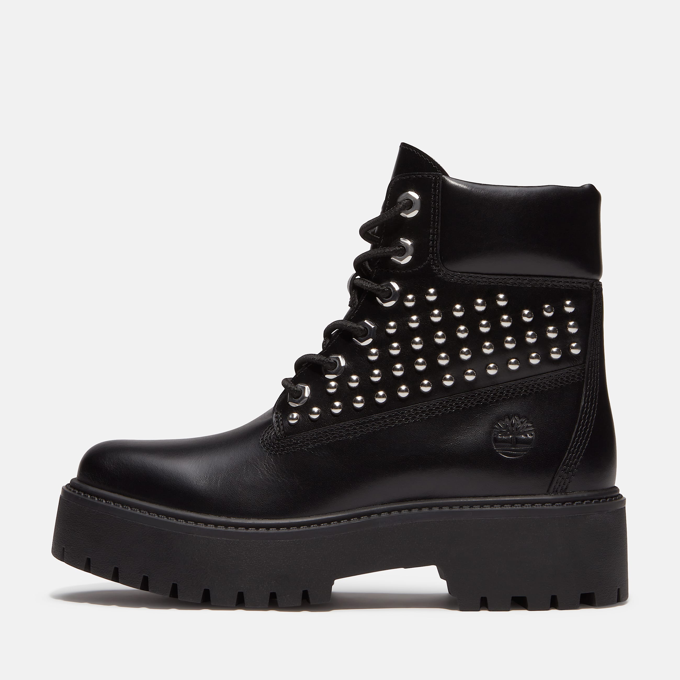 Stone Street Platform 6Inch Boot for Women in Black TBL Black ALT8