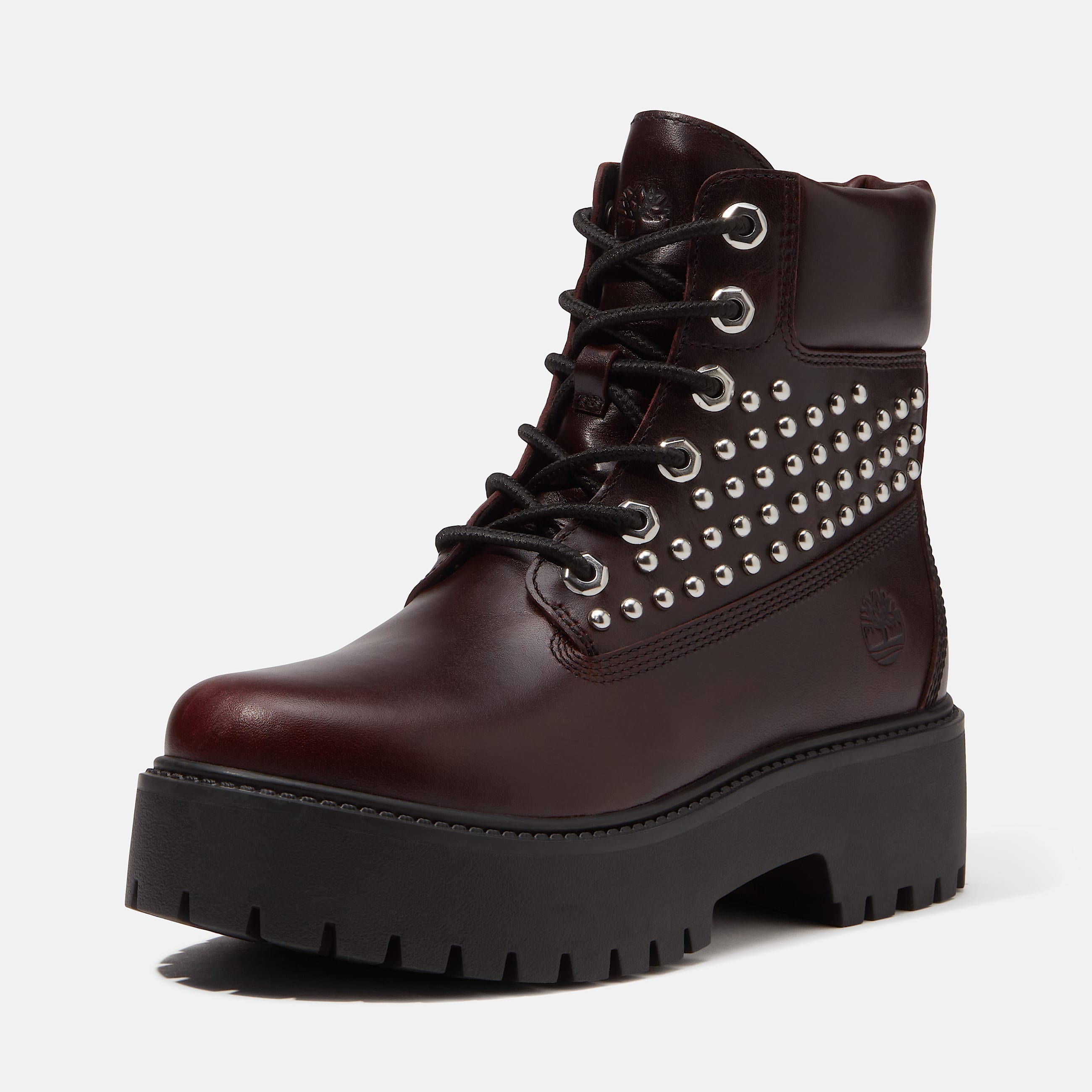 Stone Street Platform 6Inch Boot for Women in Burgundy TBL Burgundy ALT9