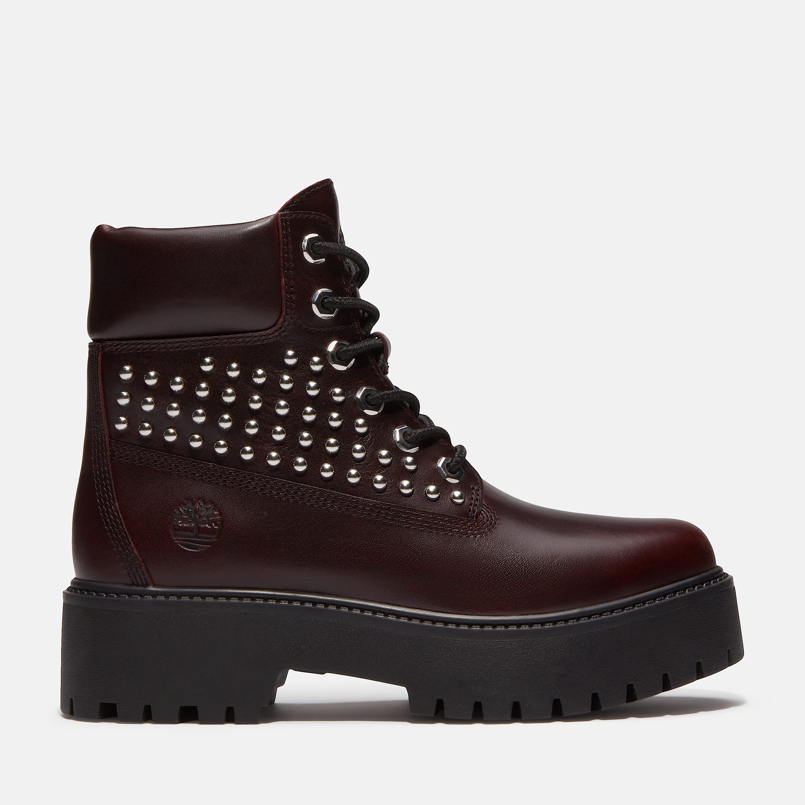 Stone Street Platform 6Inch Boot for Women in Burgundy TBL Burgundy HERO