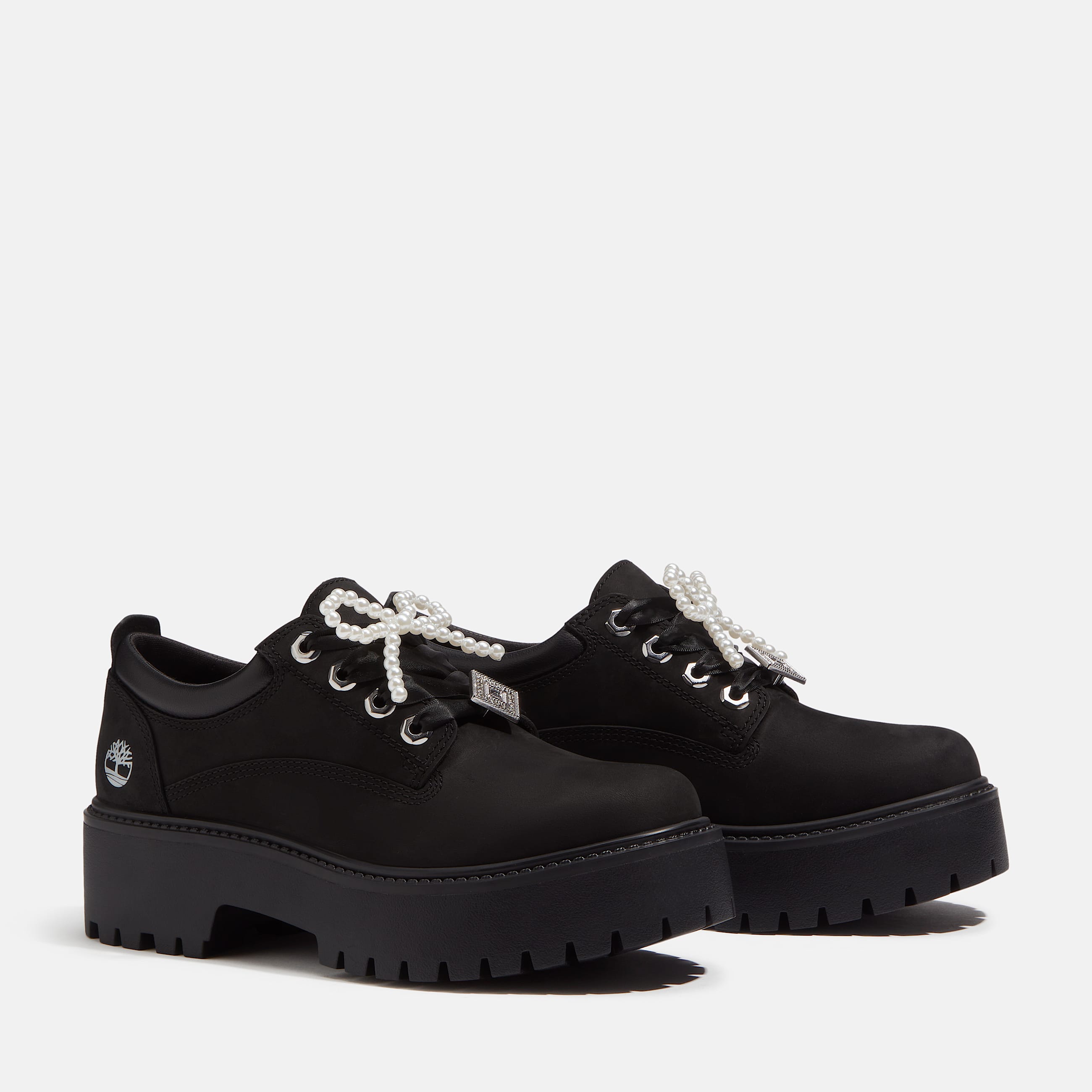 Stone Street Plateauschuhe fr Damen in Schwarz TBL Schwarz ALT4