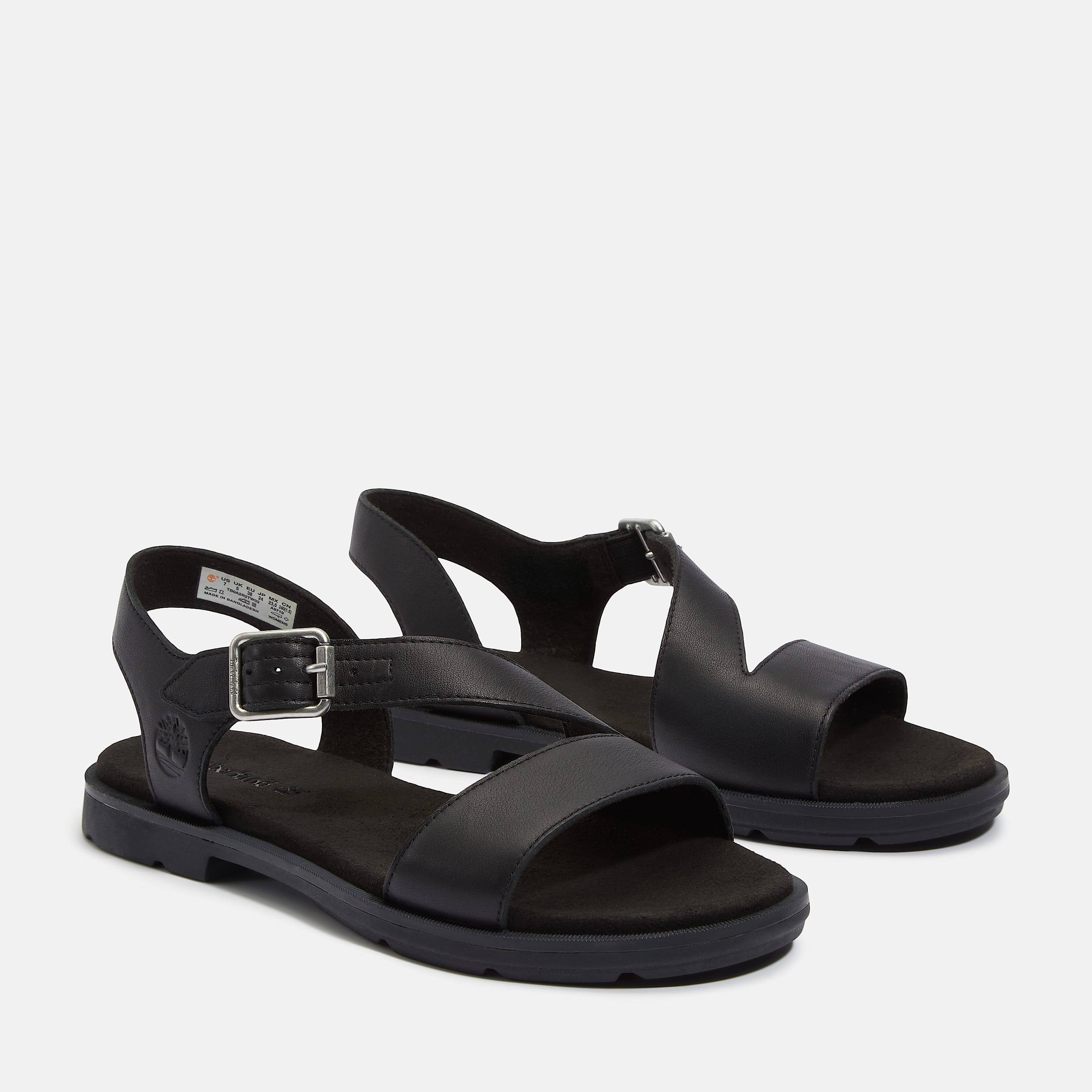 Sandlia com Tira Traseira Calista Bay para Mulher em preto TBL preto ALT4