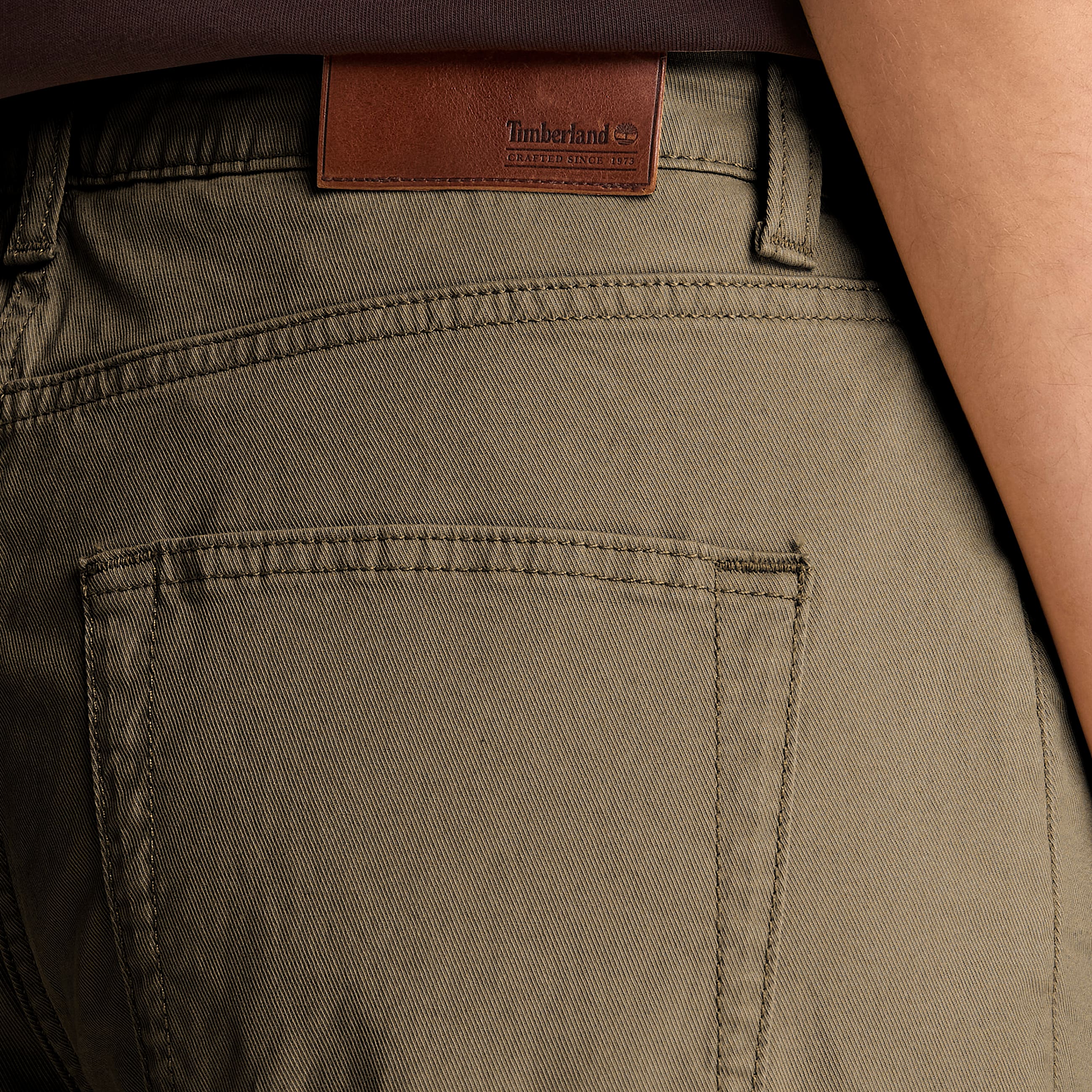 Crafted Utility Trouser for Women in Dark Green TBL Green ALT3
