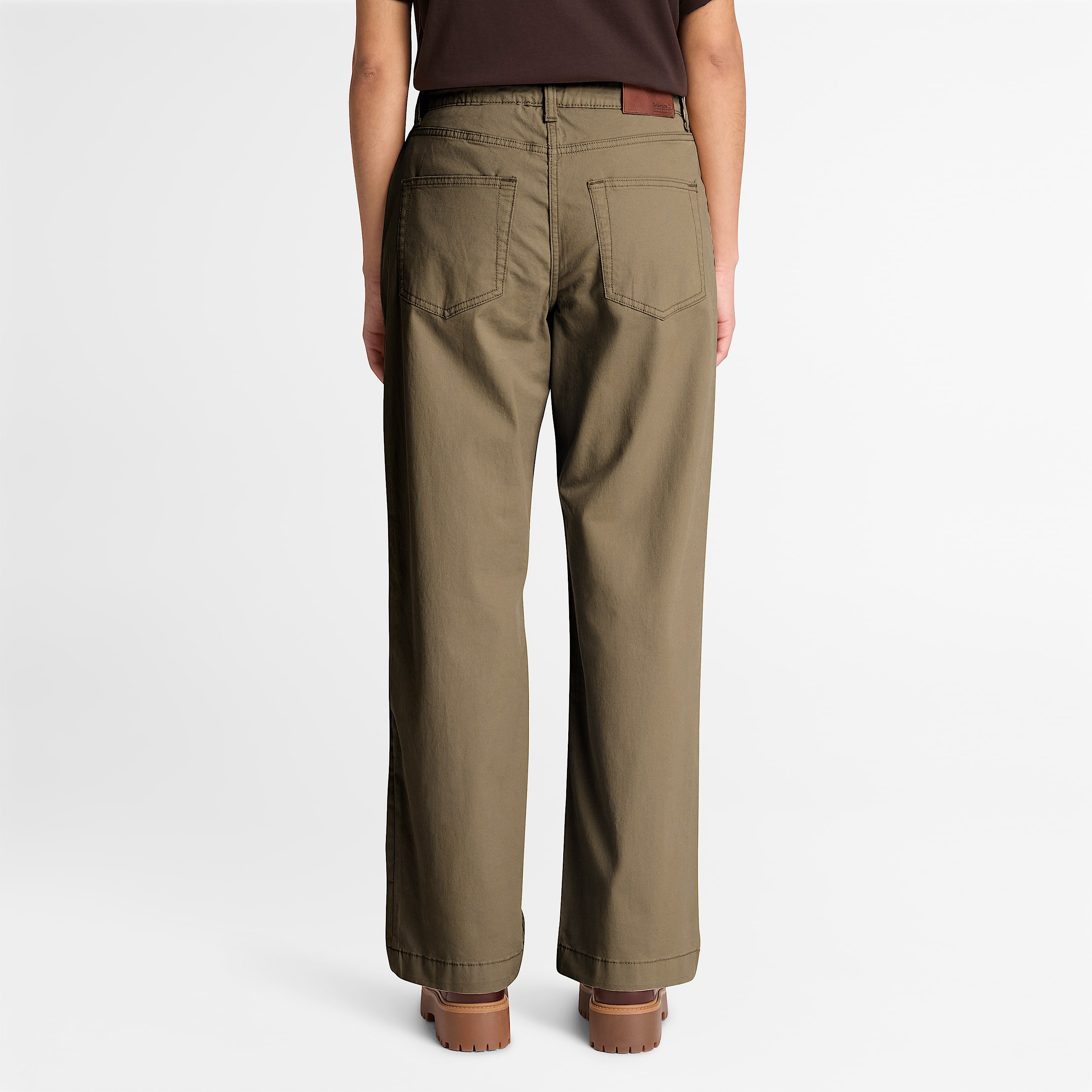 Crafted Utility Trouser for Women in Dark Green TBL Green ALT8