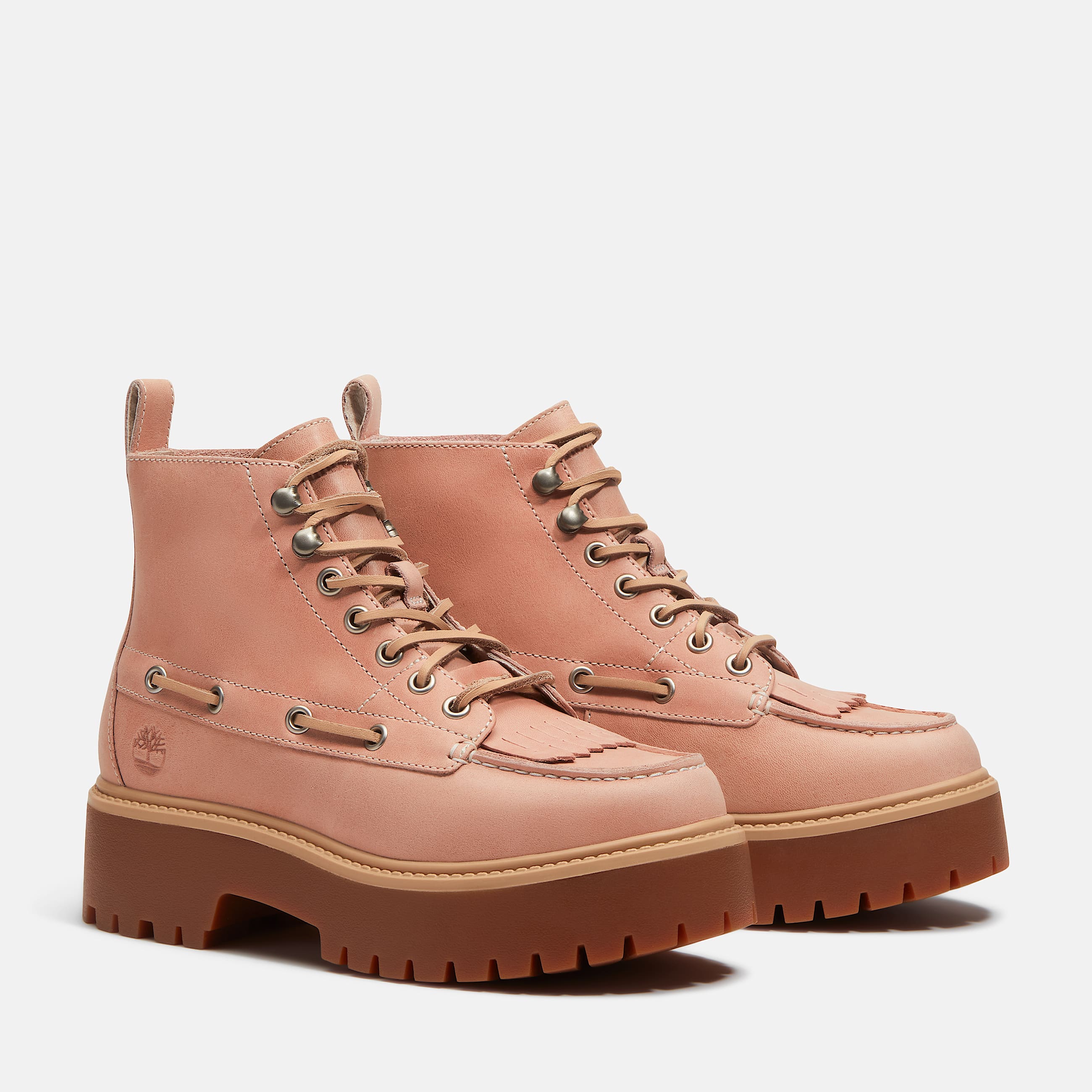 Bottine Kiltie compense Stone Street pour femme en rose clair TBL rose ALT4