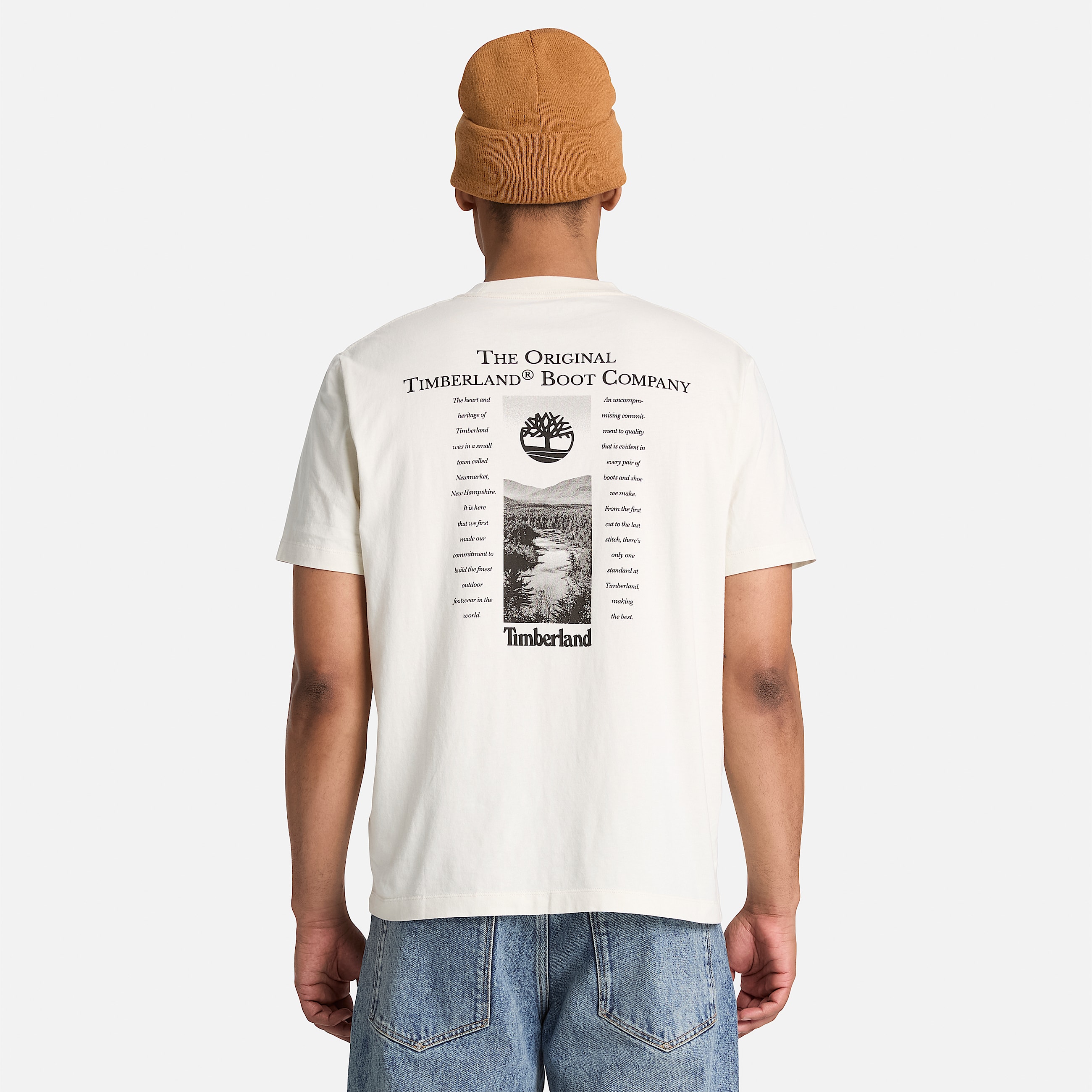 New Hampshire Heritage TShirt mit Grafik fr Herren in Wei TBL Wei ALT1