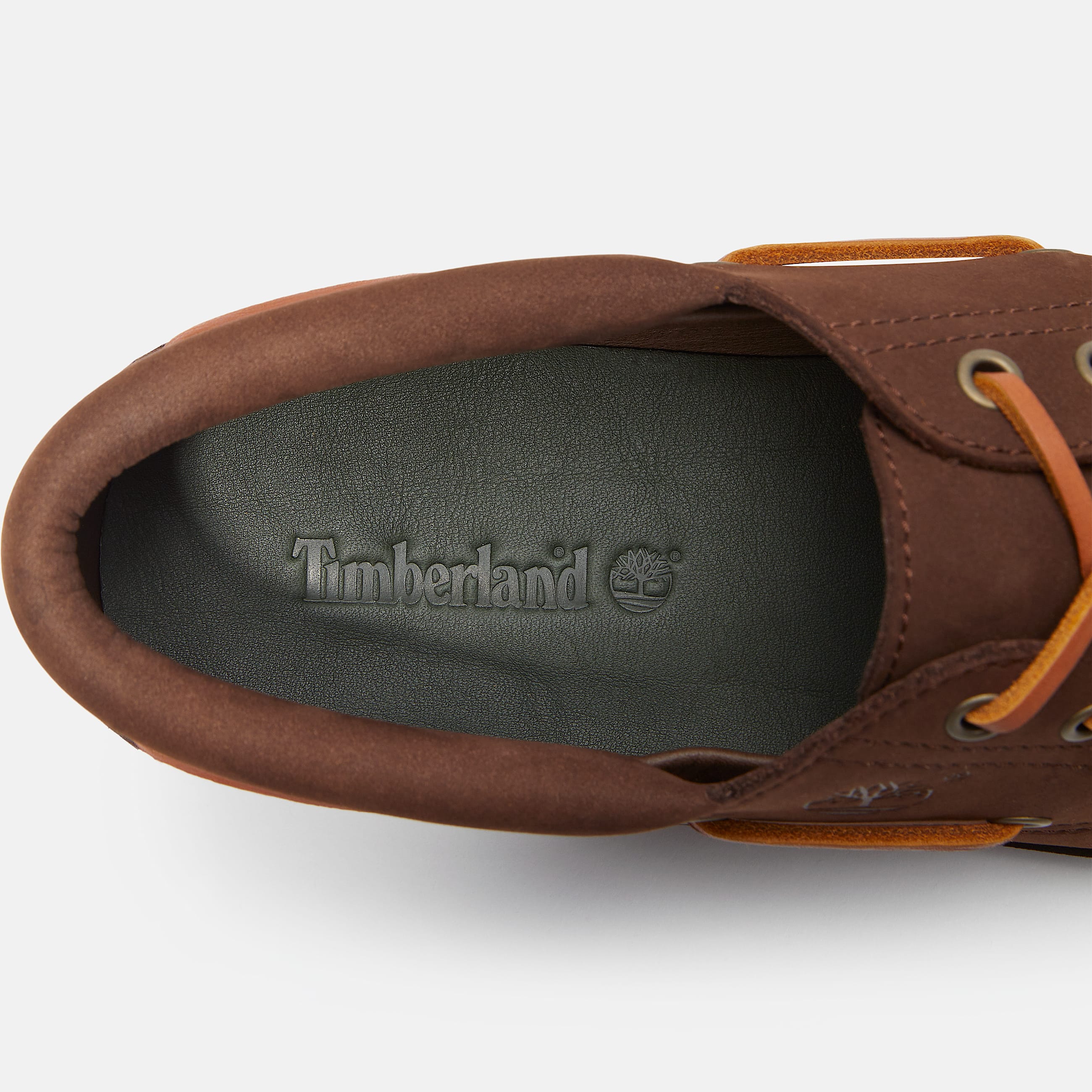 Timberland Authentic 3Eye Lug Handsewn Boat Shoe for Men in Dark Brown TBL Brown ALT7