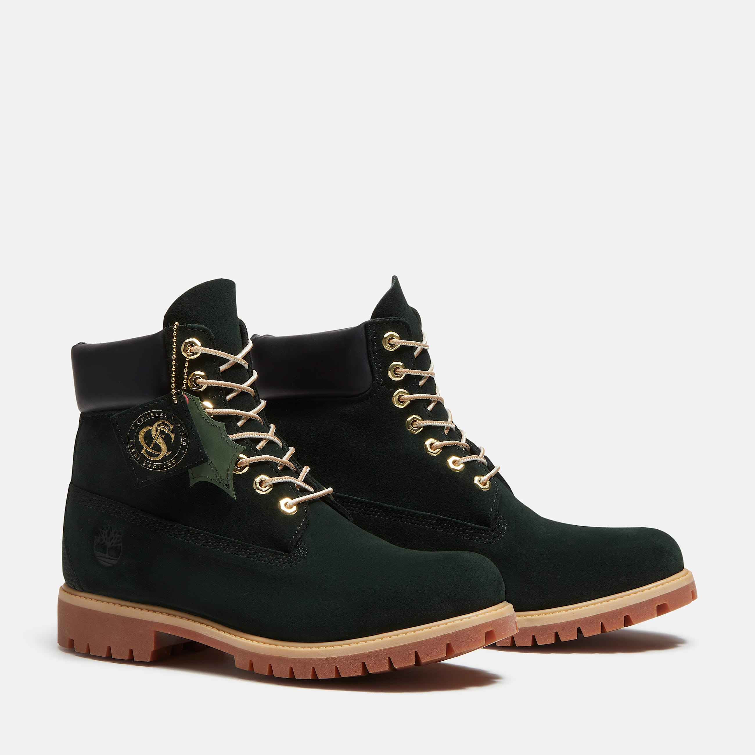 Timberland Heritage 6Inch Waterproof Boot for Men in Dark Green TBL Green ALT4