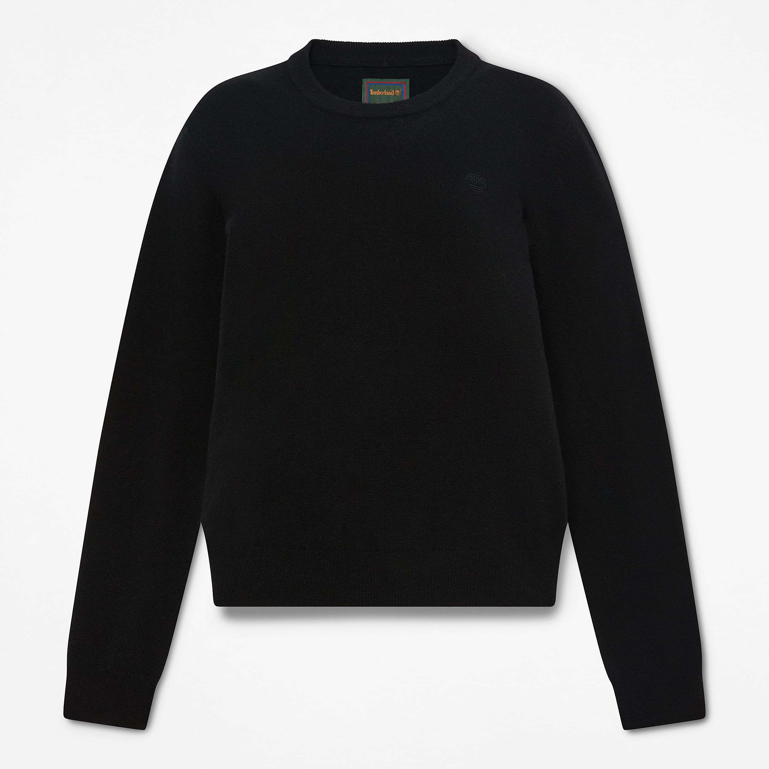 Merino Crew Jumper for Women in Black TBL Black HERO