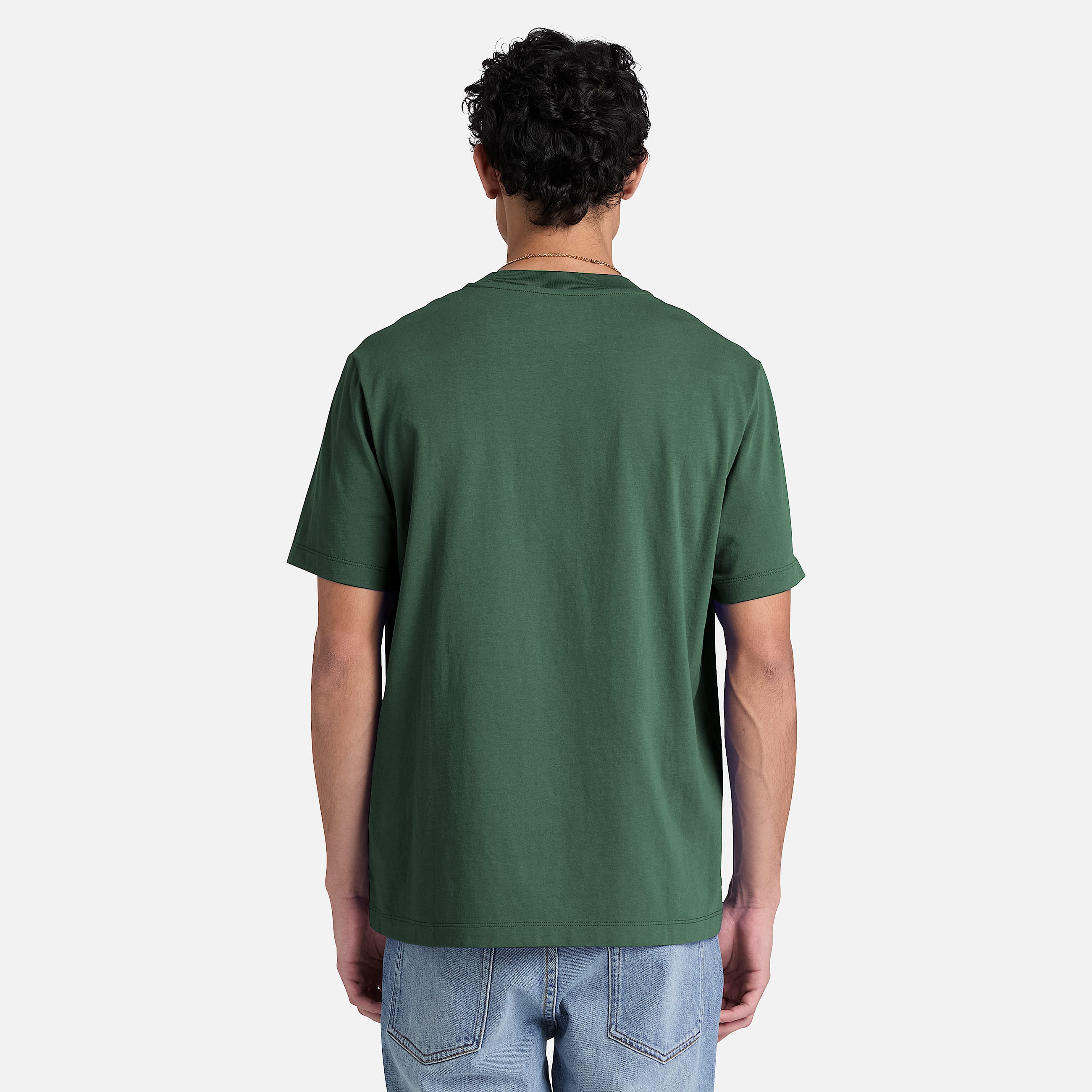Silicon Badge ShortSleeve TShirt fr herr i mrkgrn TBL Grn ALT8