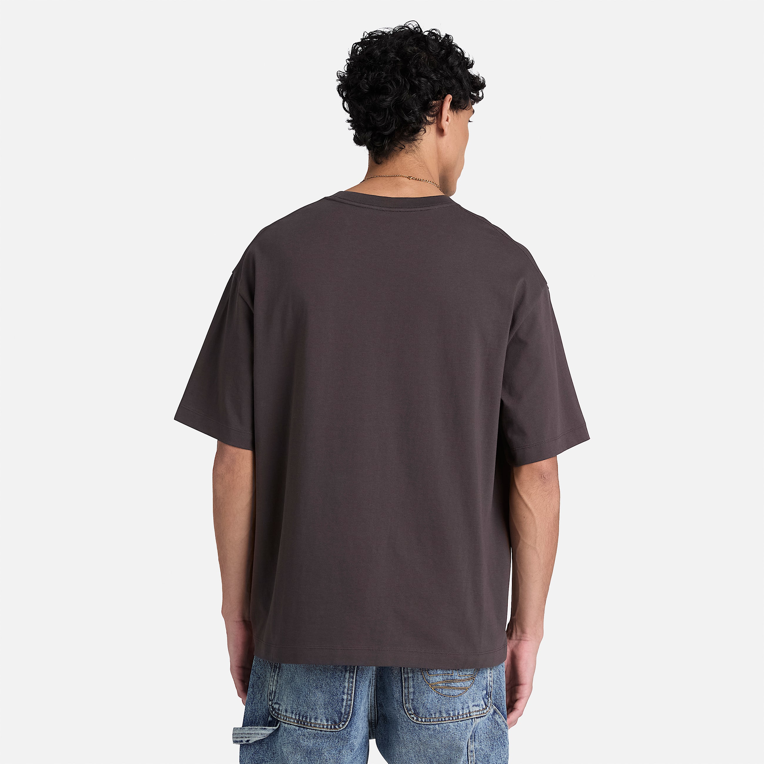 Dunstan River Relaxed ShortSleeve TShirt for Men in Black TBL Black ALT8