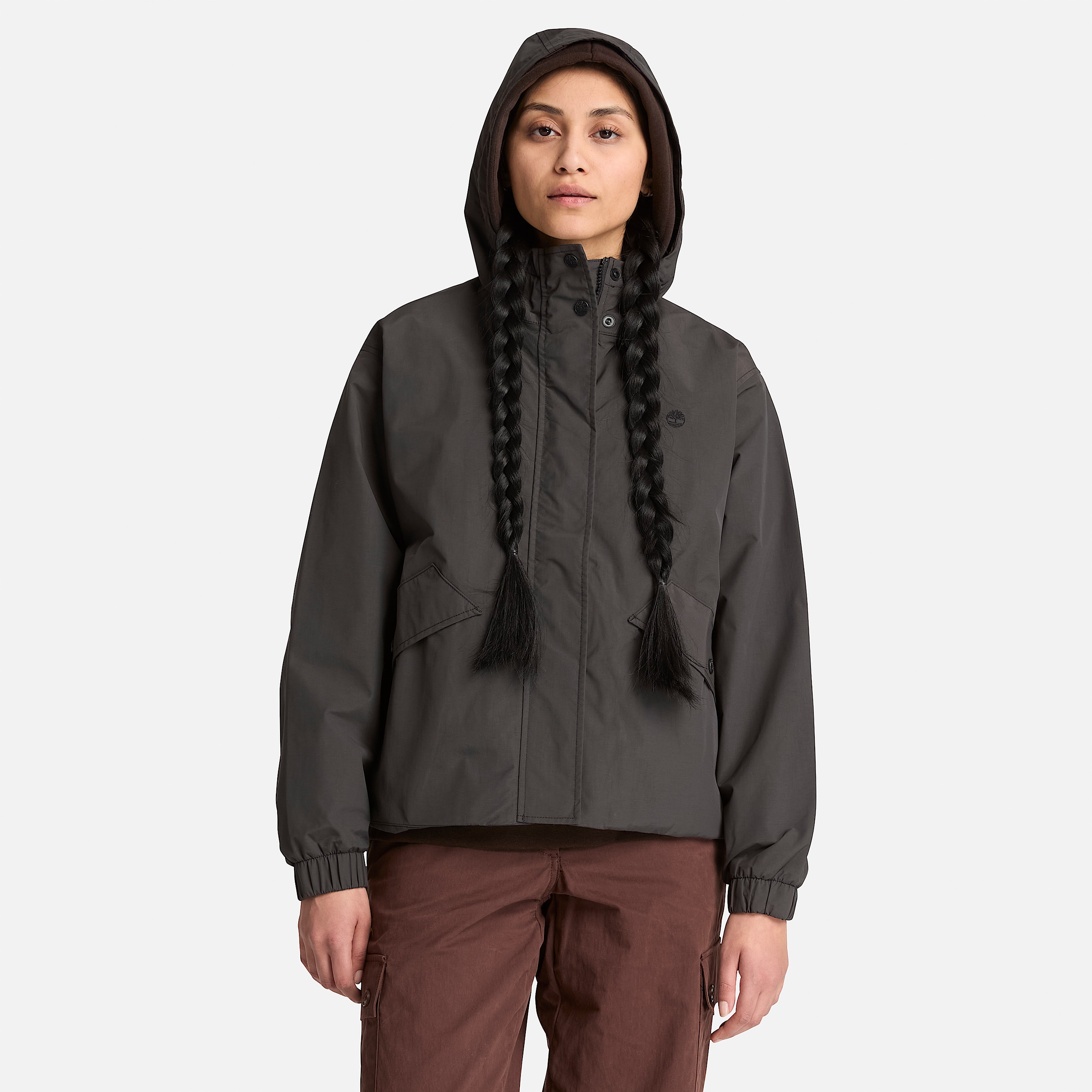 Waterproof Shell Jacket for Women in Black TBL Black ALT1