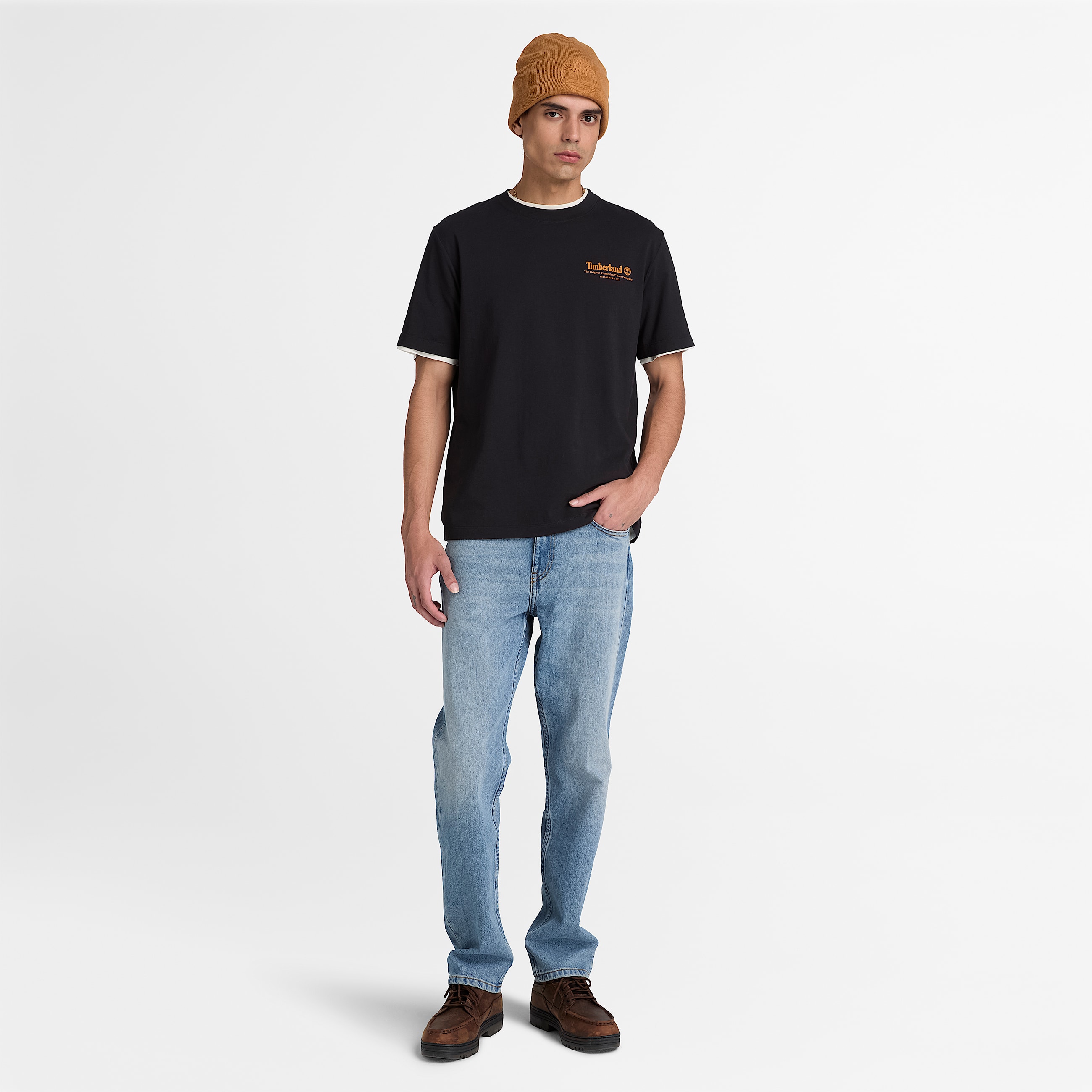 Bootmakers KurzarmTShirt mit Grafik fr Herren in Schwarz TBL Schwarz ALT2