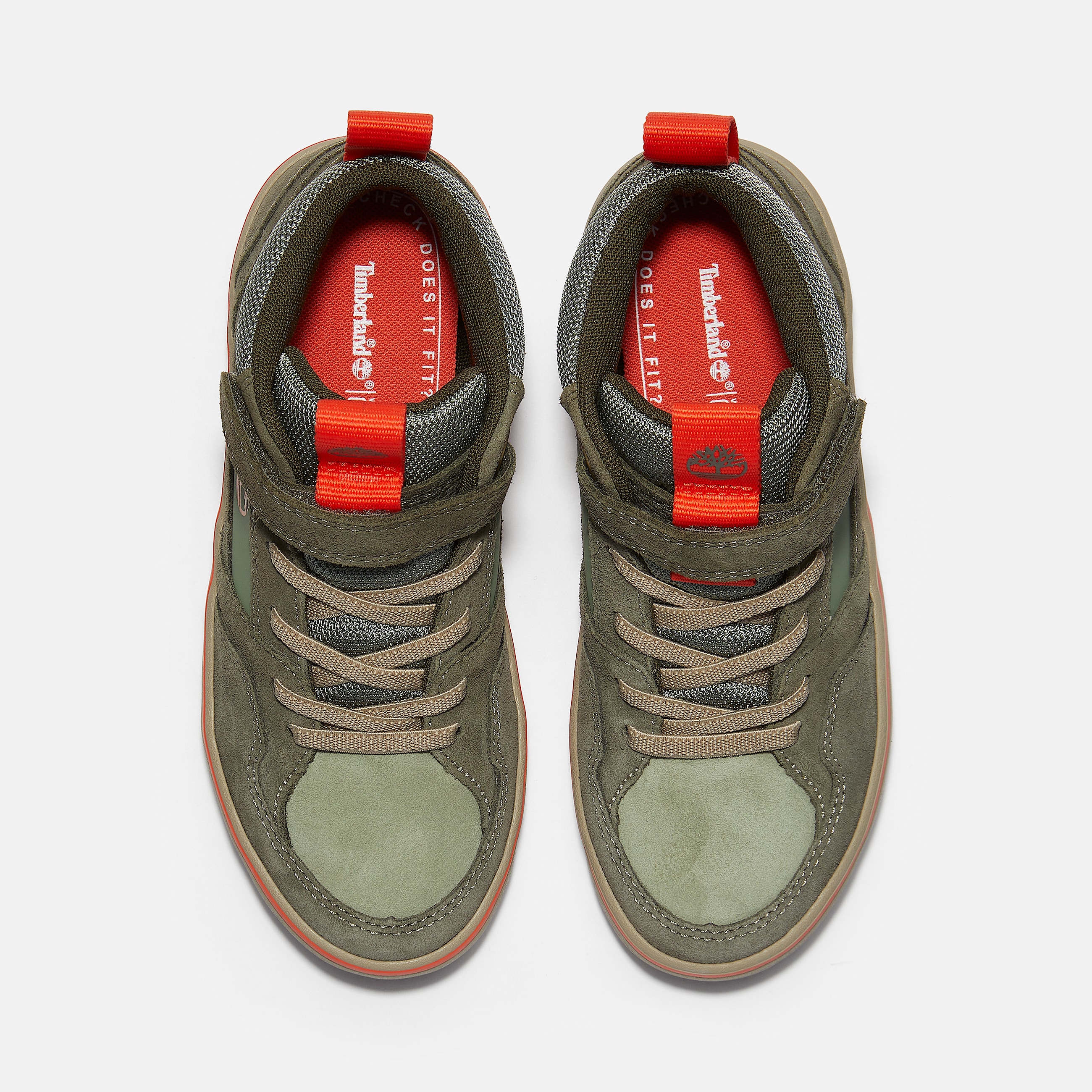 Stone Jump Mid HookandLoop Trainer for Youth in Light GreenDark Green TBL Green ALT2